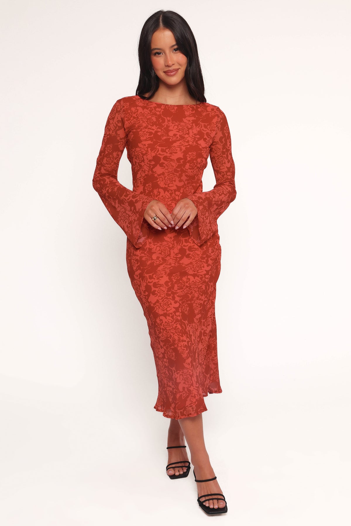 Talitha Maxi Dress in Red Roses – view 2 of 9