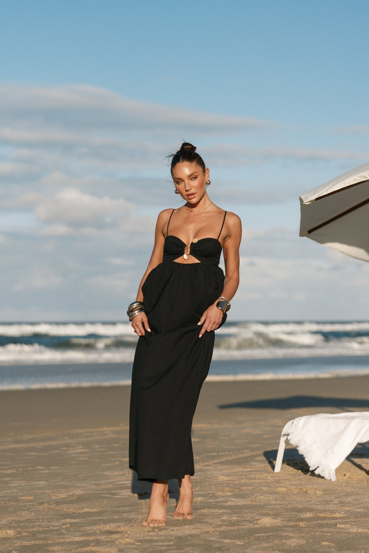 Tanala Maxi Dress in Black – view 2 of 9