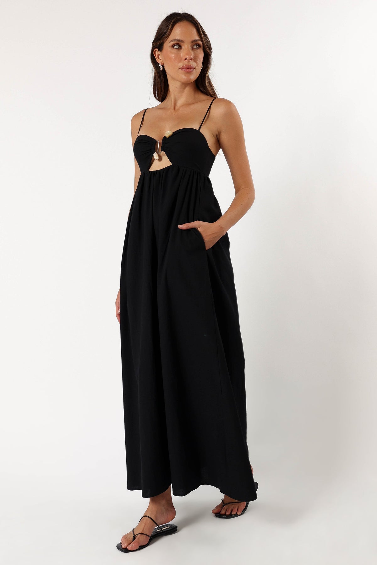 Tanala Maxi Dress in Black – view 5 of 9