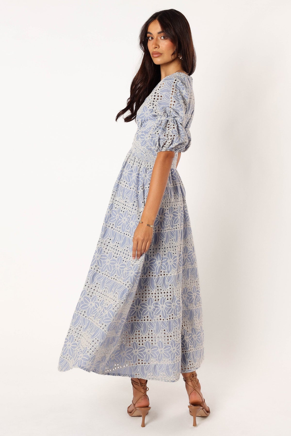 Tani Midi Dress in Blue – view 3 of 7