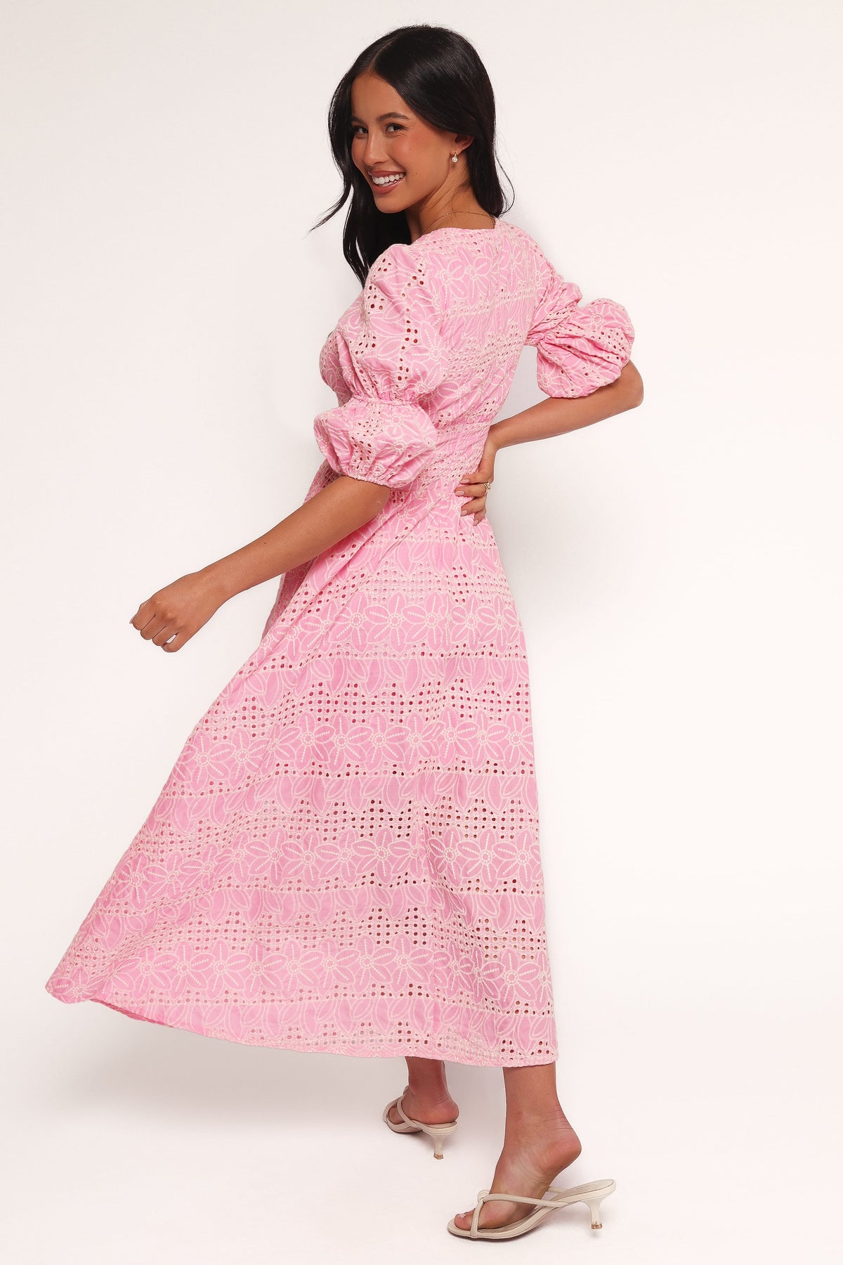 Tani Midi Dress in Pink – view 4 of 6