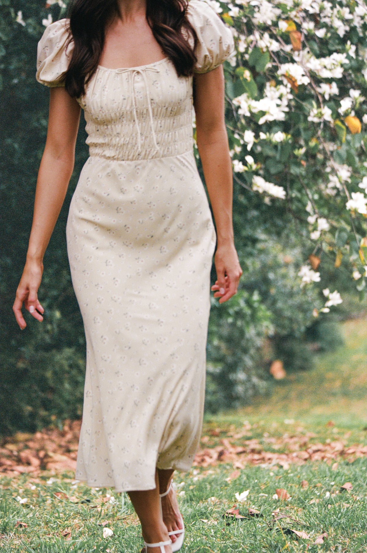 Teigan Midi Dress in Yellow Floral – view 9 of 9