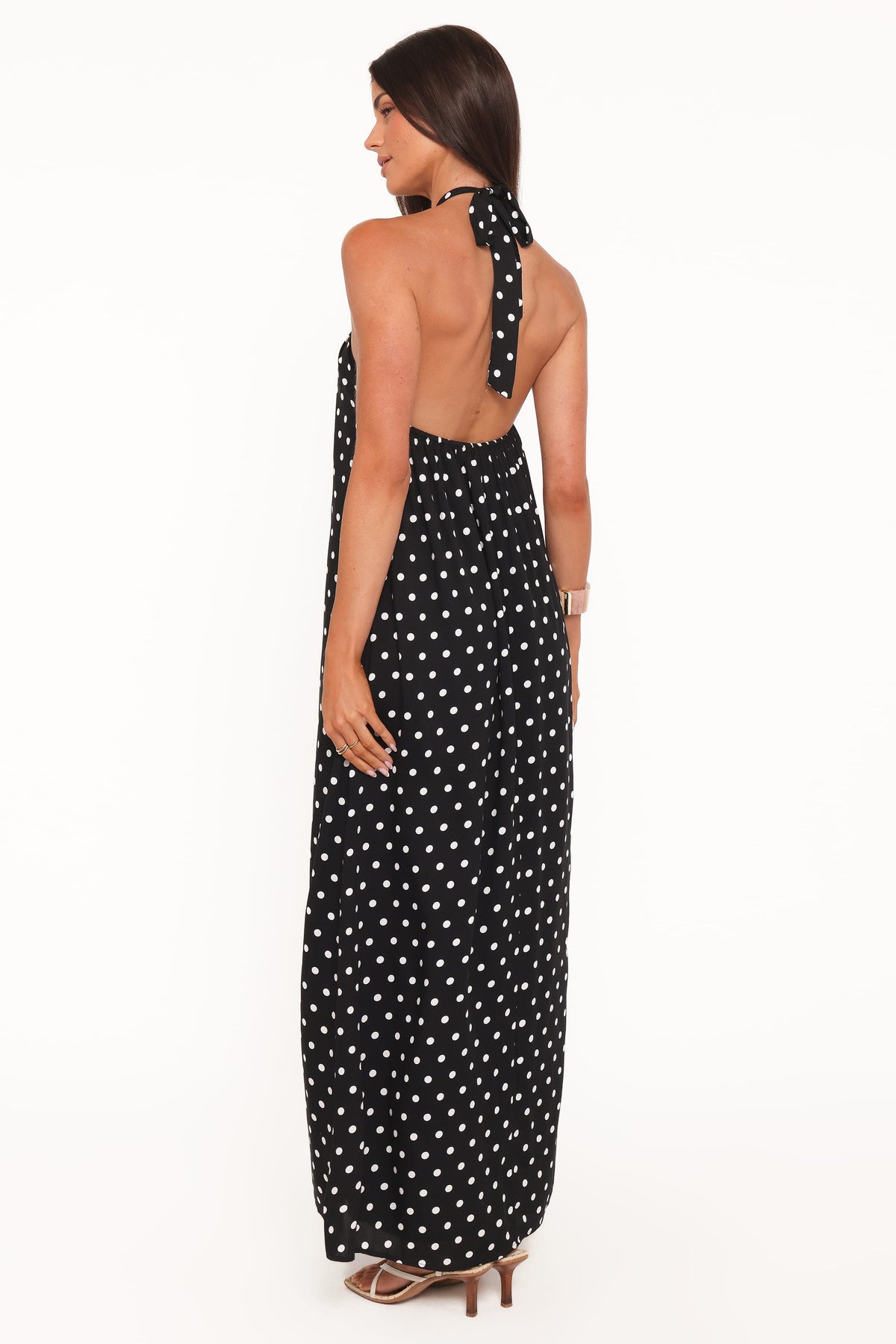 Theophania Maxi Dress in Black Polka Dot – view 5 of 8