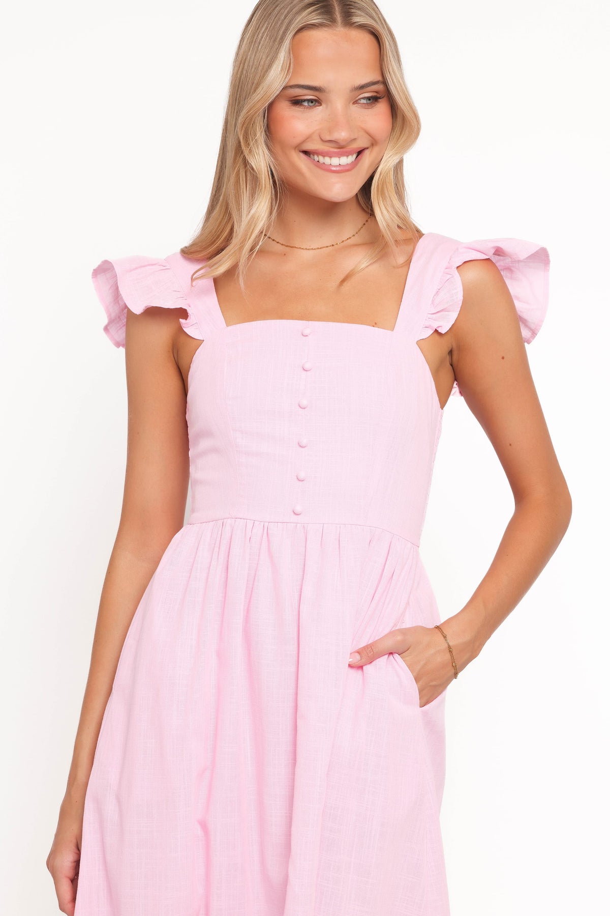 Tiarne Midi Dress in Pink – view 5 of 6
