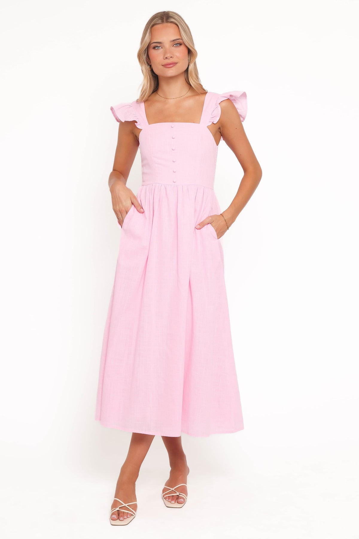 Tiarne Midi Dress in Pink – view 1 of 6
