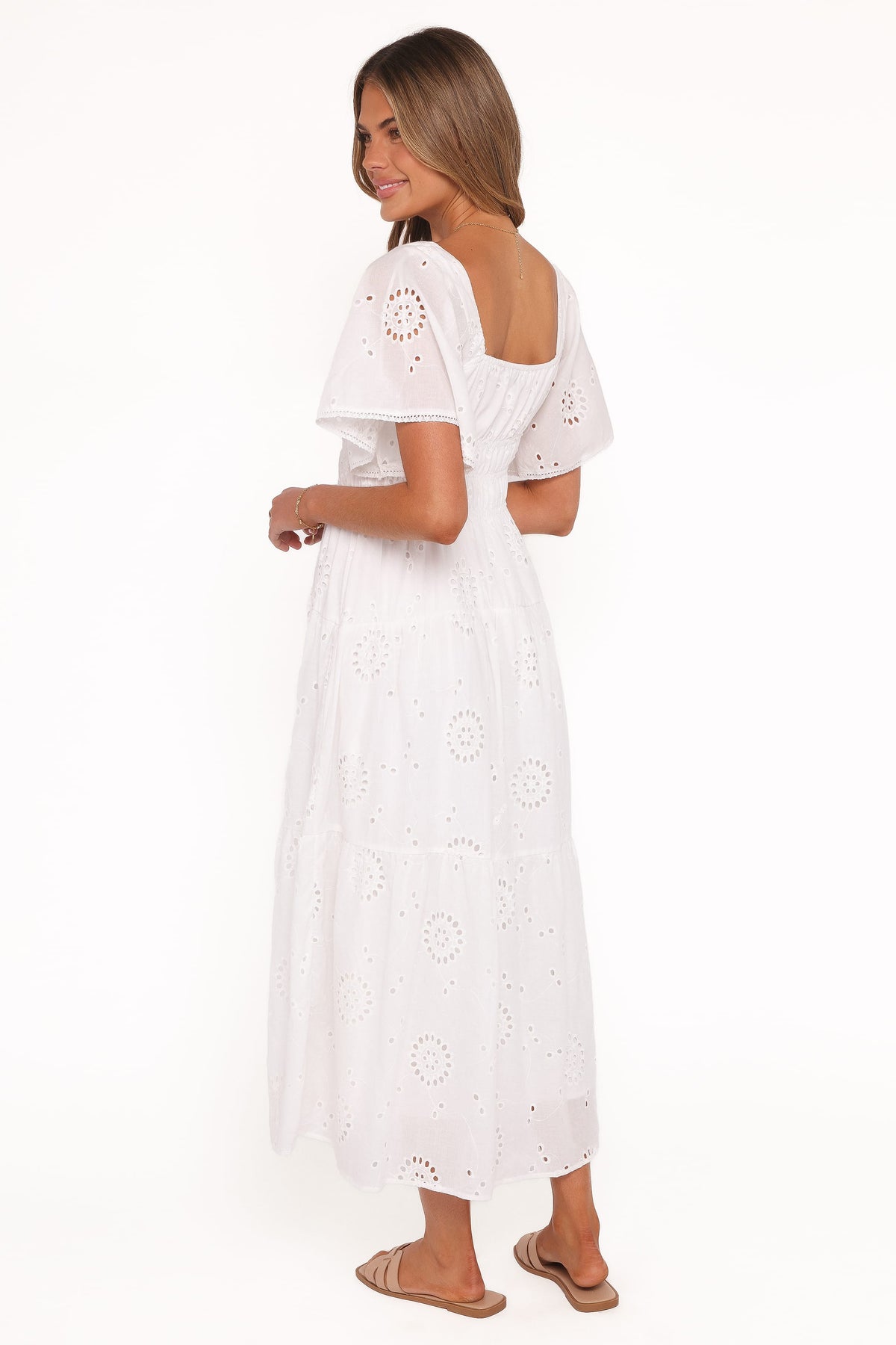 Tierney Midi Dress in White – view 5 of 8
