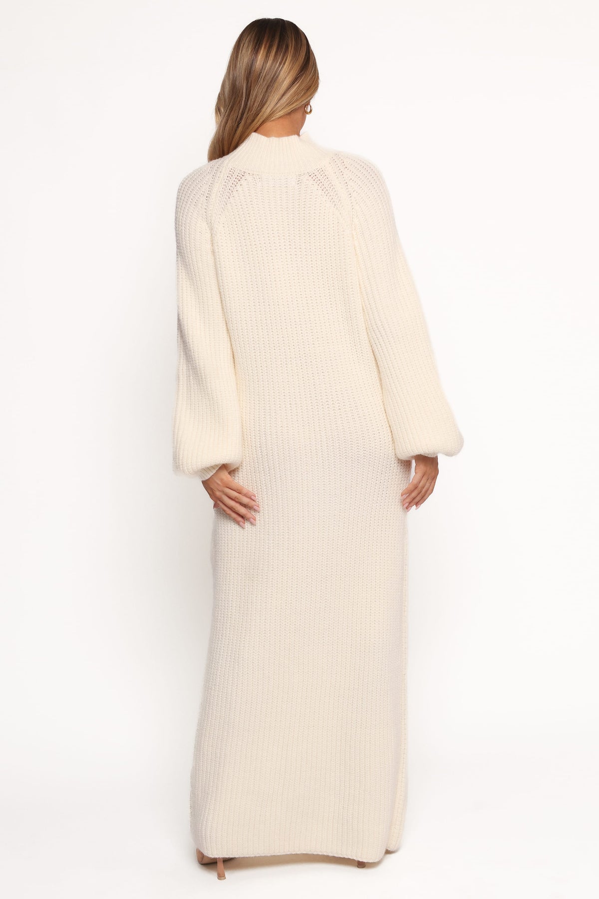 Tobin Knit Maxi Dress in Cream – view 3 of 6