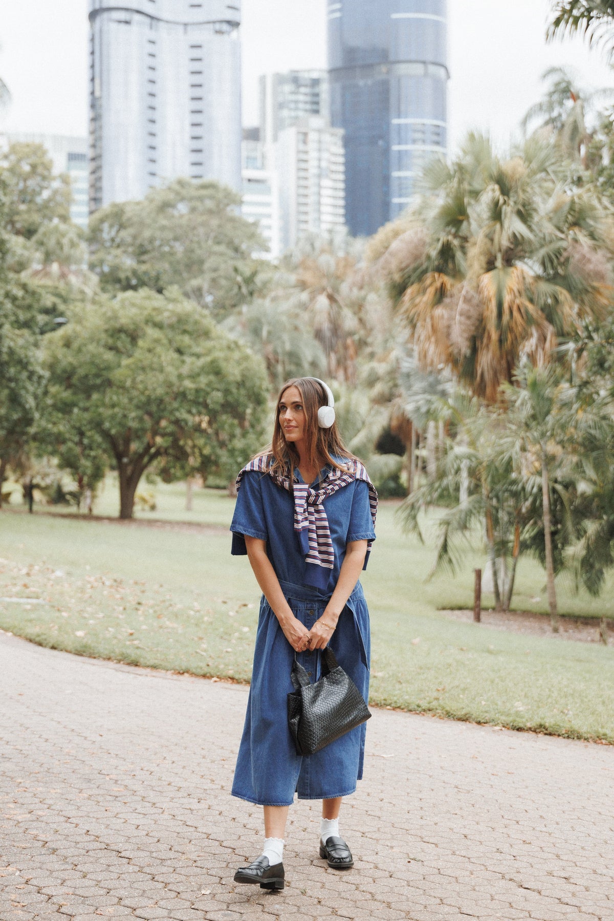 Tova Midi Dress in Blue – view 7 of 7