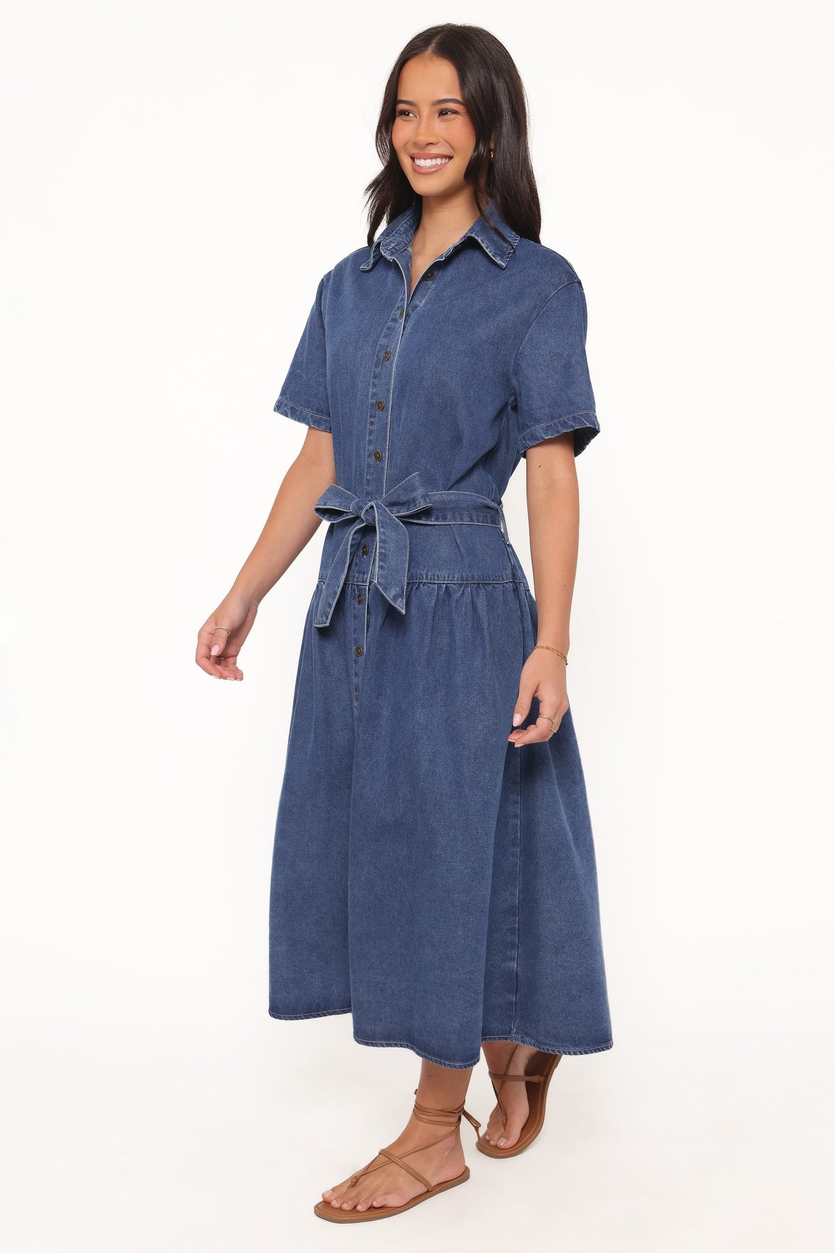 Tova Midi Dress in Blue – view 3 of 7