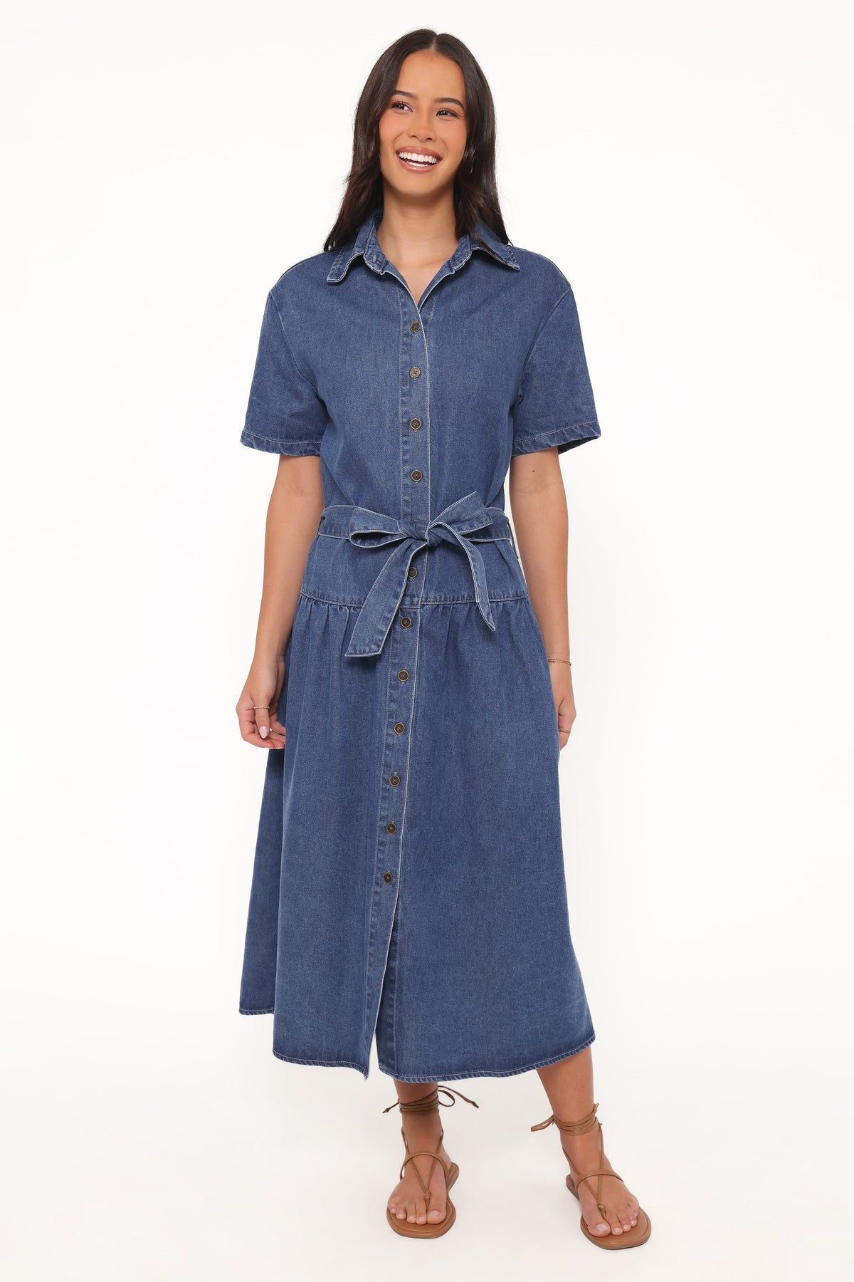 Tova Midi Dress in Blue – view 5 of 7