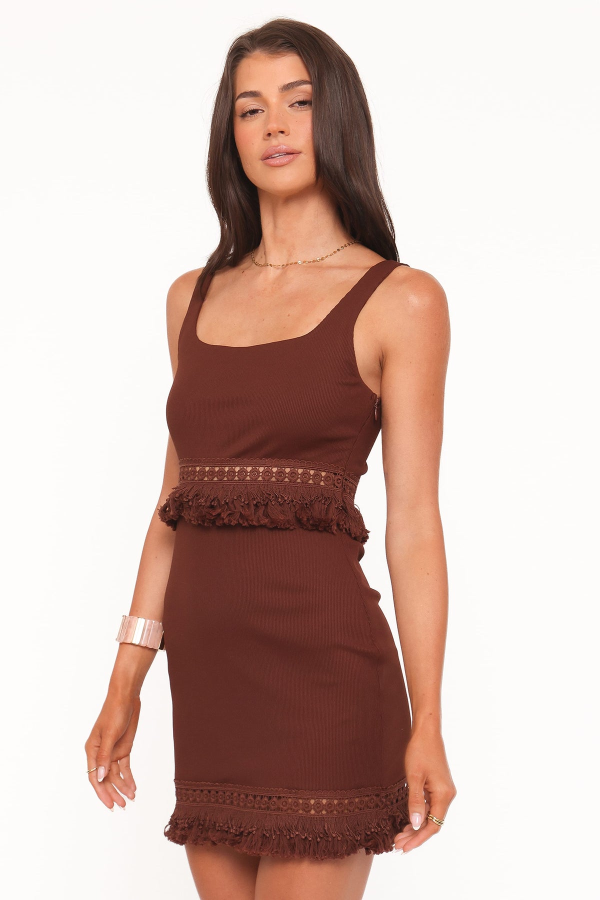 Tula Mini Dress in Dark Brown – view 4 of 7