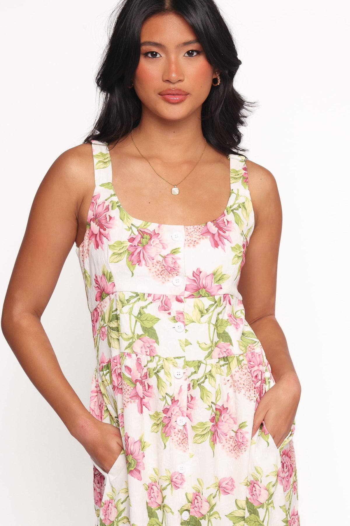 Tullia Maxi Dress in Pink Floral – view 6 of 8