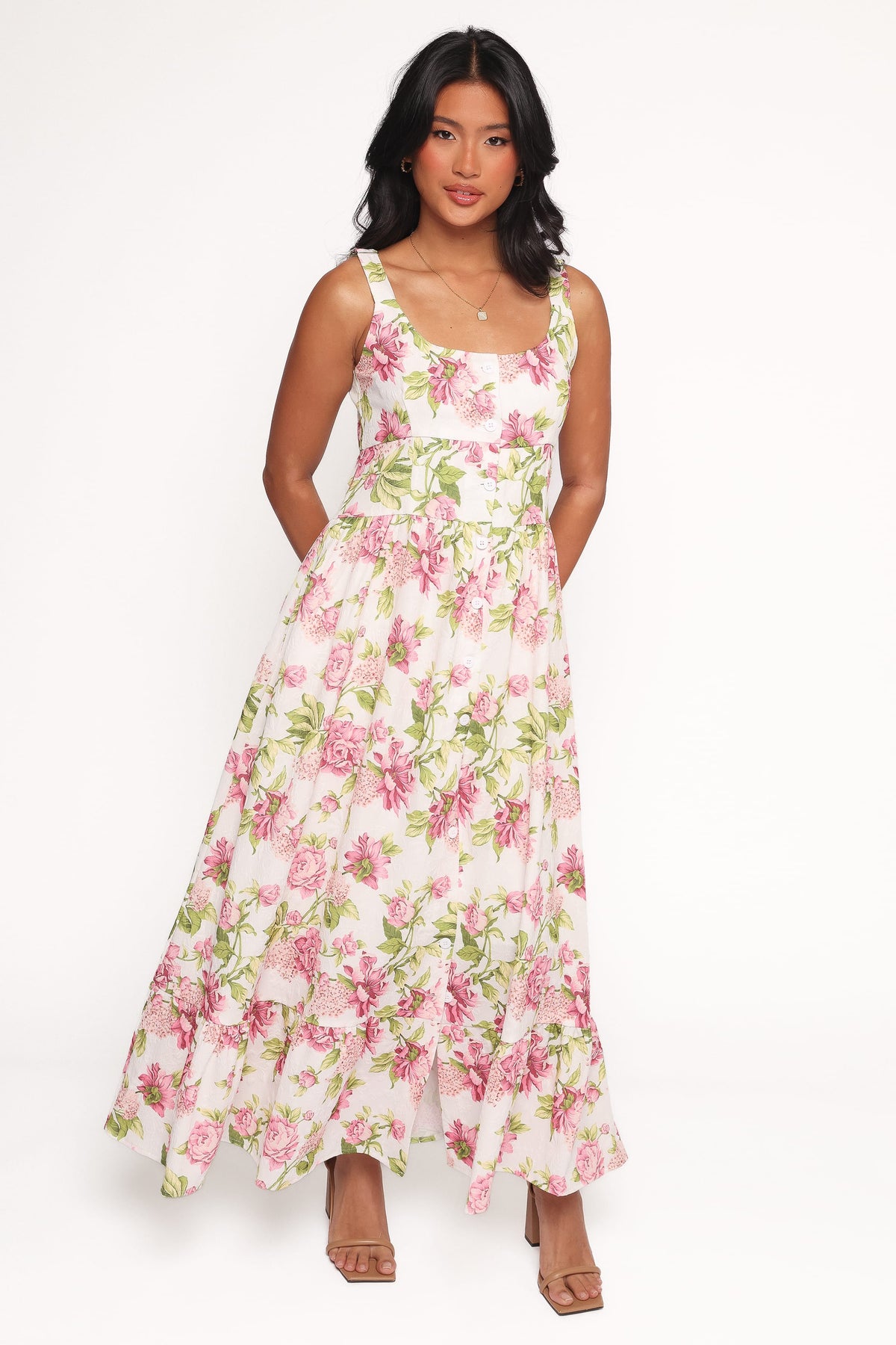 Tullia Maxi Dress in Pink Floral – view 8 of 8