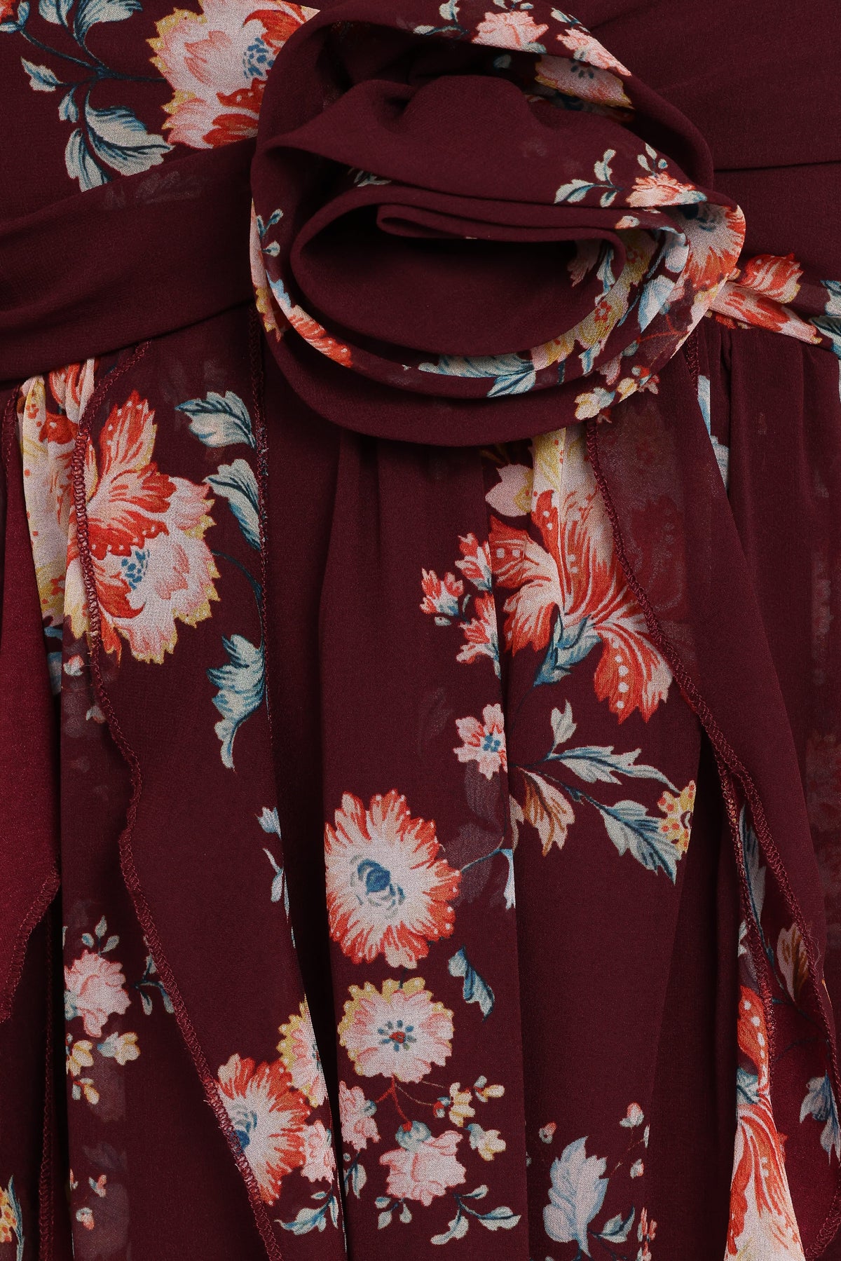 Tully Maxi Dress in Berry Floral – view 7 of 8