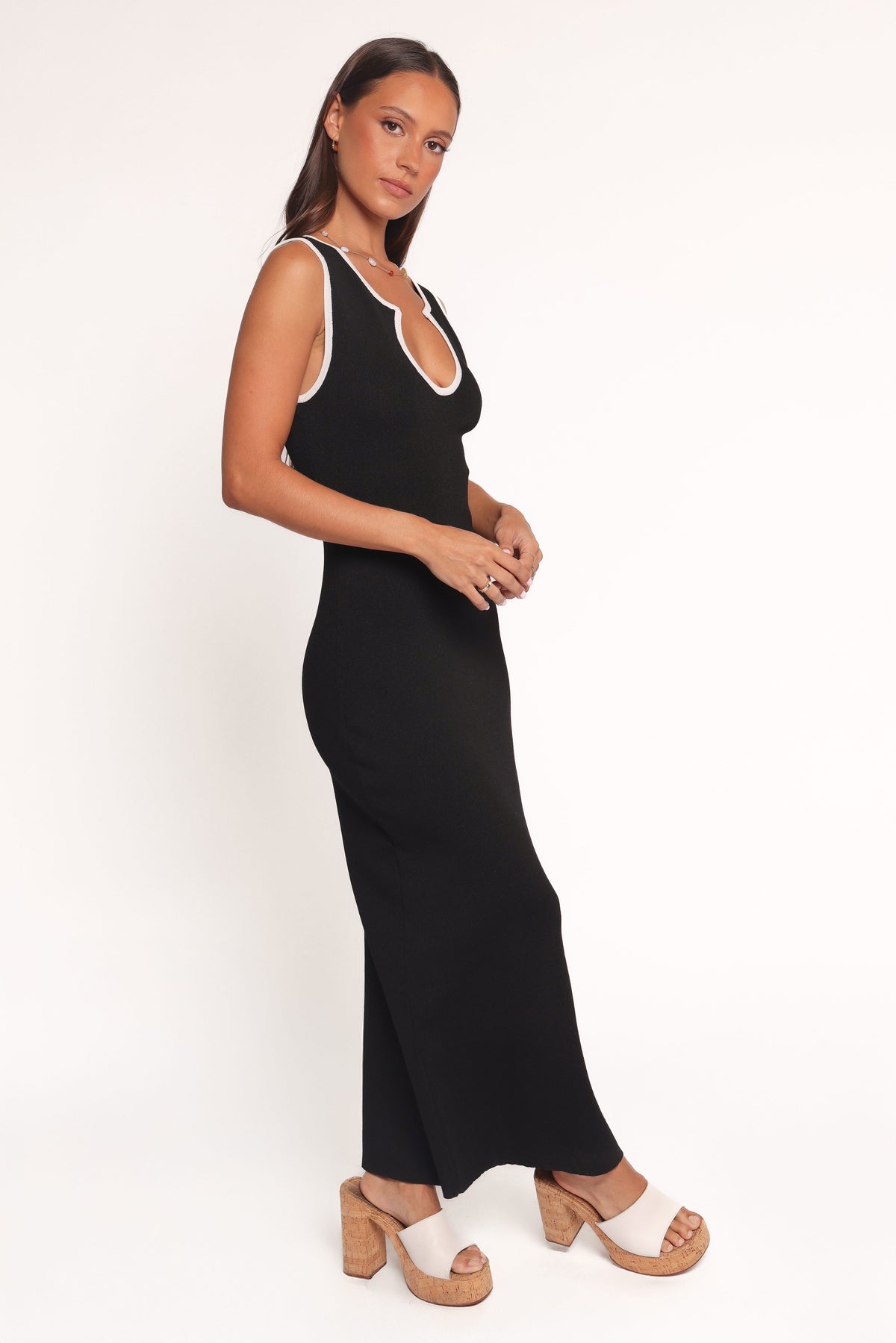 Umi Midi Dress in Black – view 2 of 5
