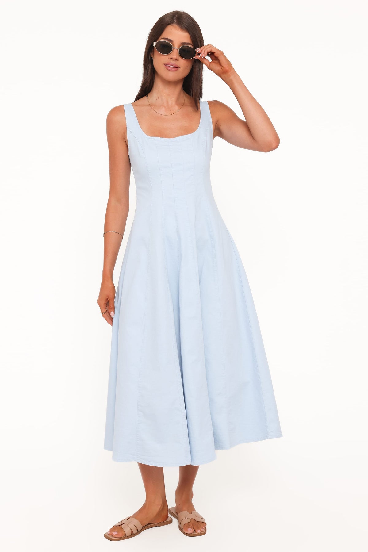 Una Midi Dress in Blue – view 5 of 6