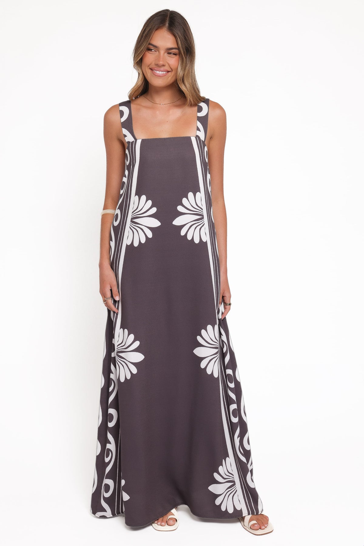 Valeria Maxi Dress in Espresso – view 2 of 8