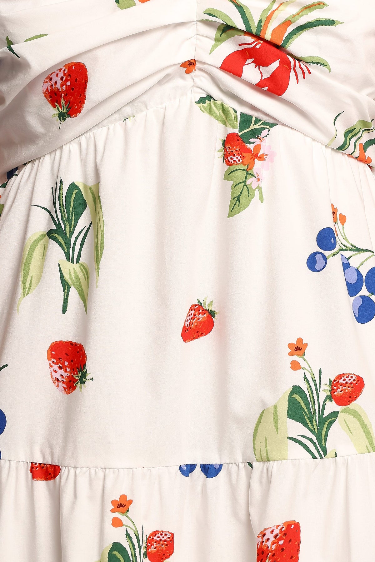 Valerie Maxi Dress in Off White/Red – view 5 of 5
