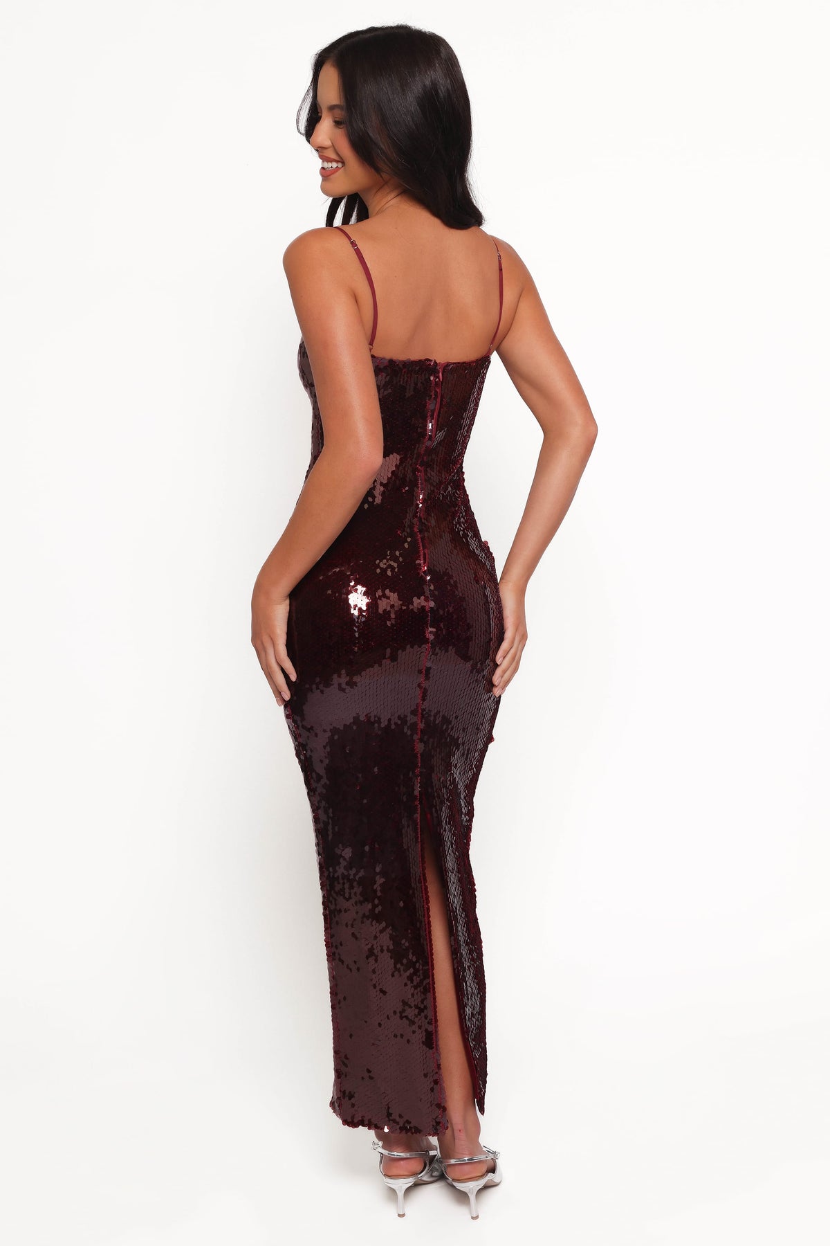 Vesina Maxi Dress in Burgundy – view 6 of 8