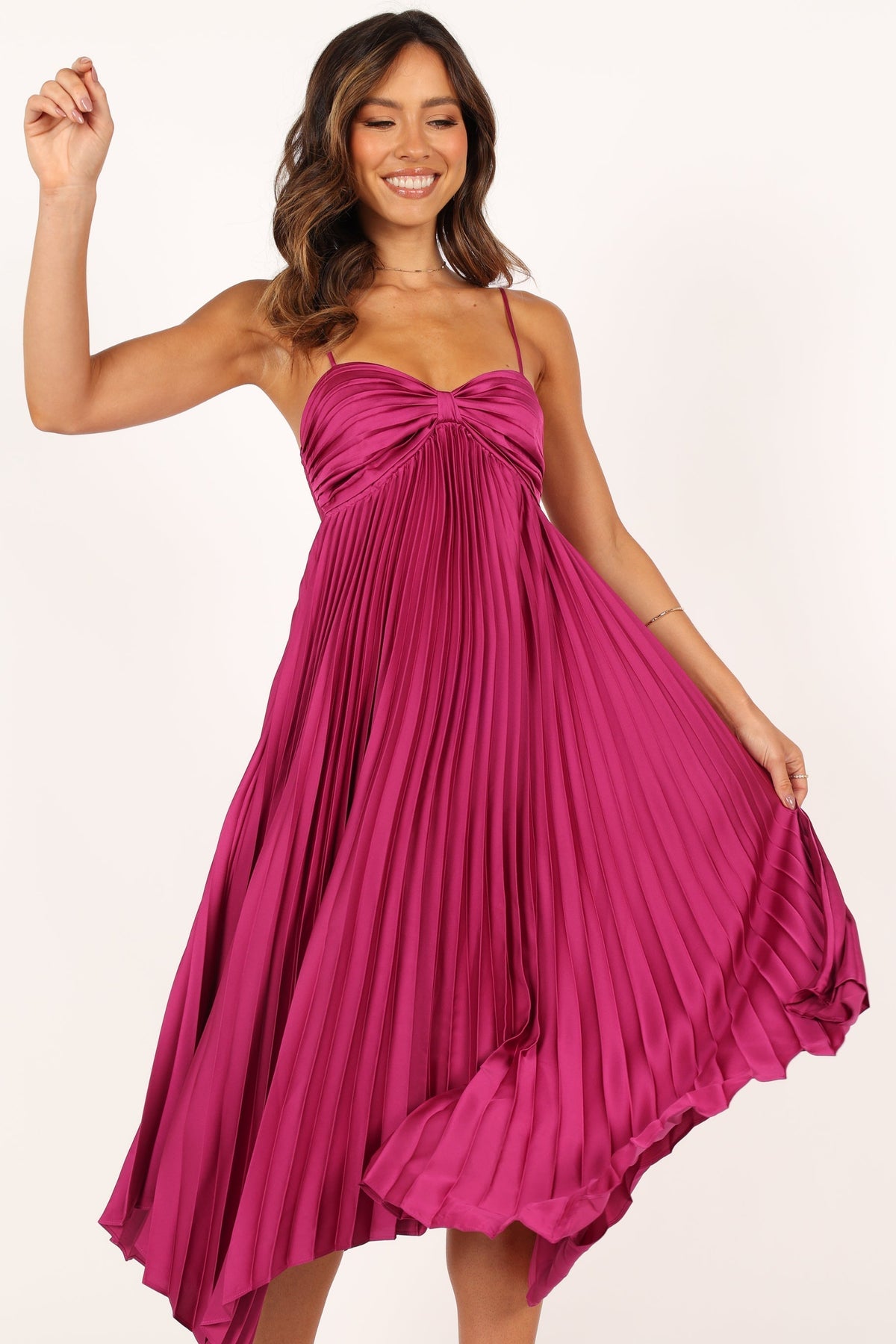 Vikki Dress in Magenta – view 3 of 8