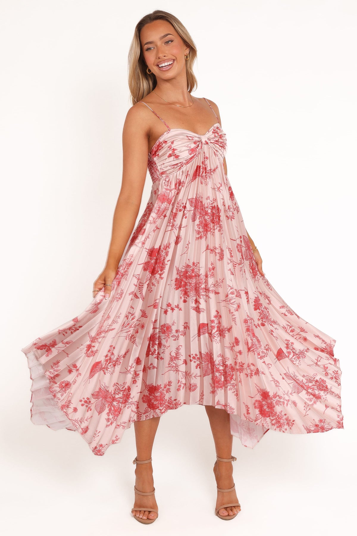 Vikki Dress in Red Floral – view 2 of 8