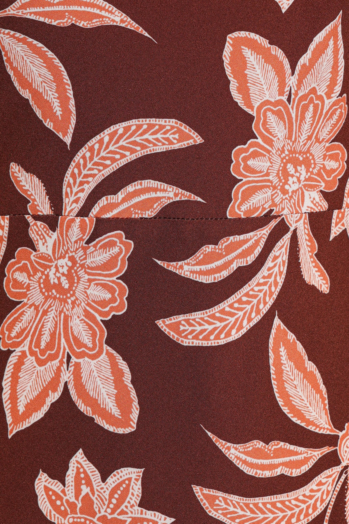 Wheeler Midi Dress in Orange Floral – view 6 of 6