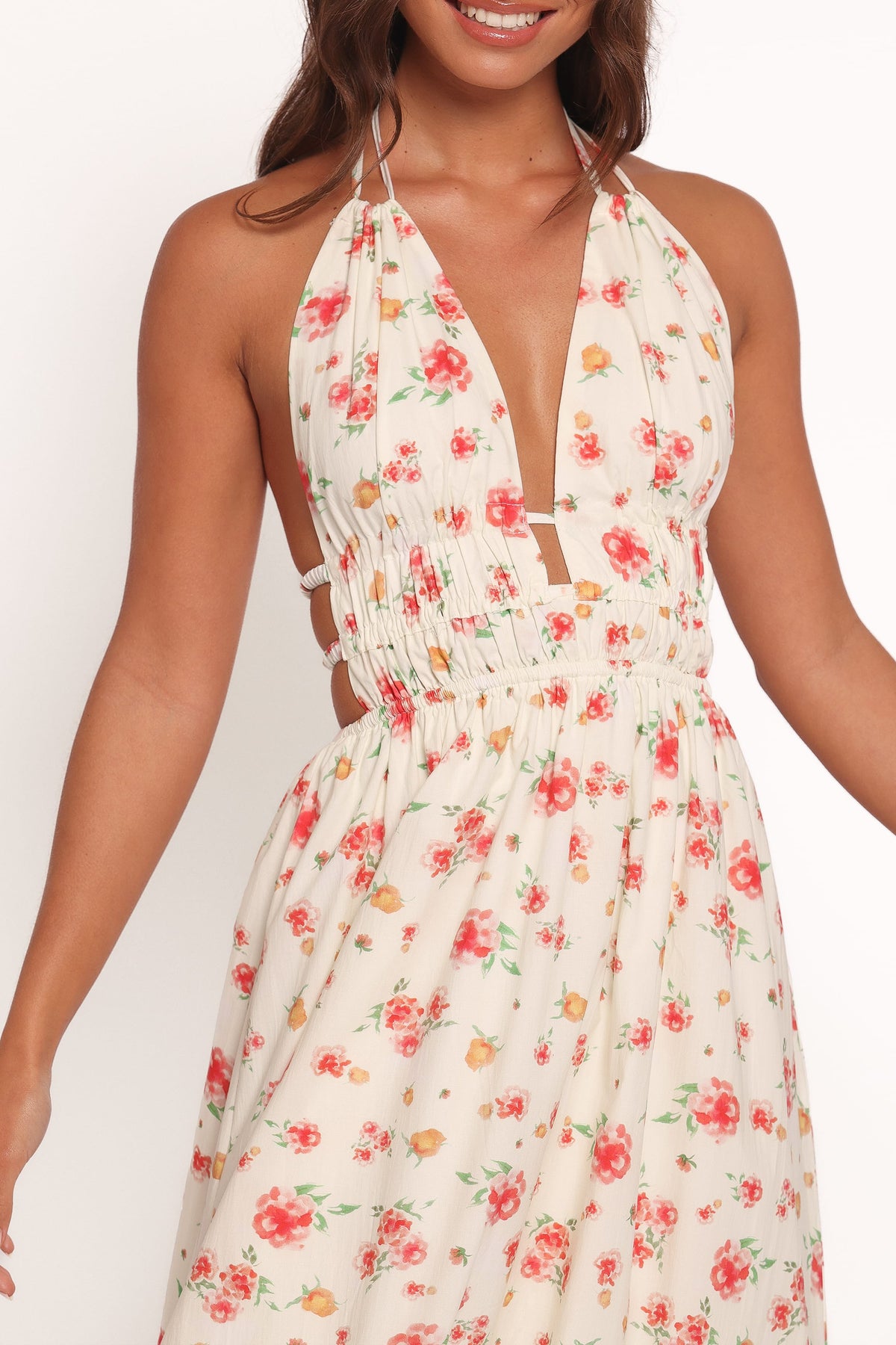 Wilder Halterneck Maxi Dress in Pink Floral – view 5 of 6
