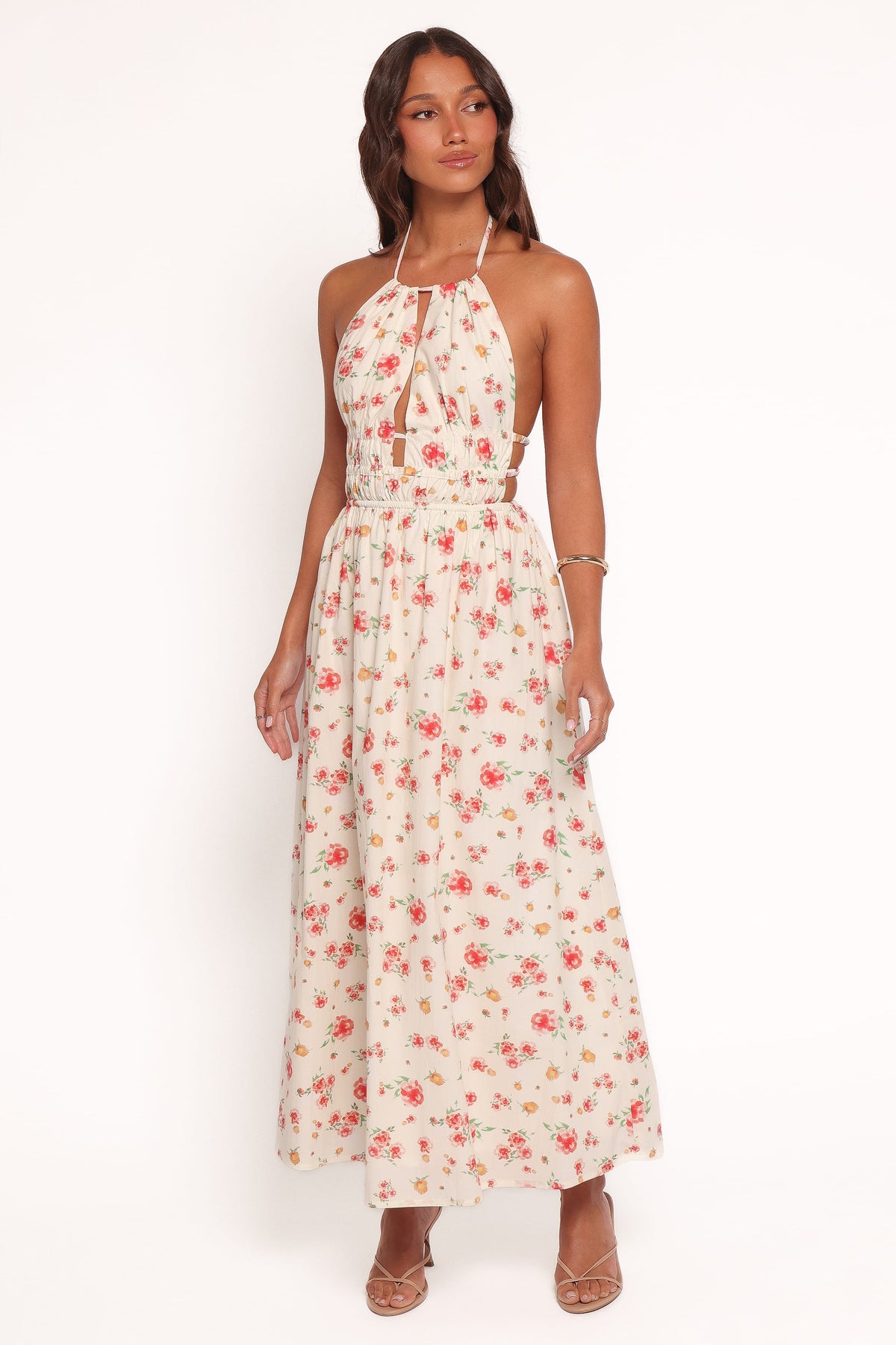 Wilder Halterneck Maxi Dress in Pink Floral – view 1 of 6