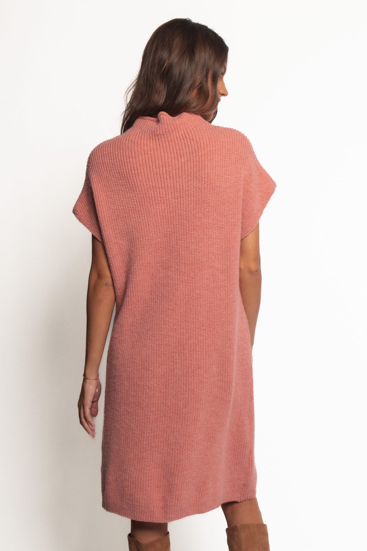 Wright Knit Mini Dress in Pink – view 5 of 7
