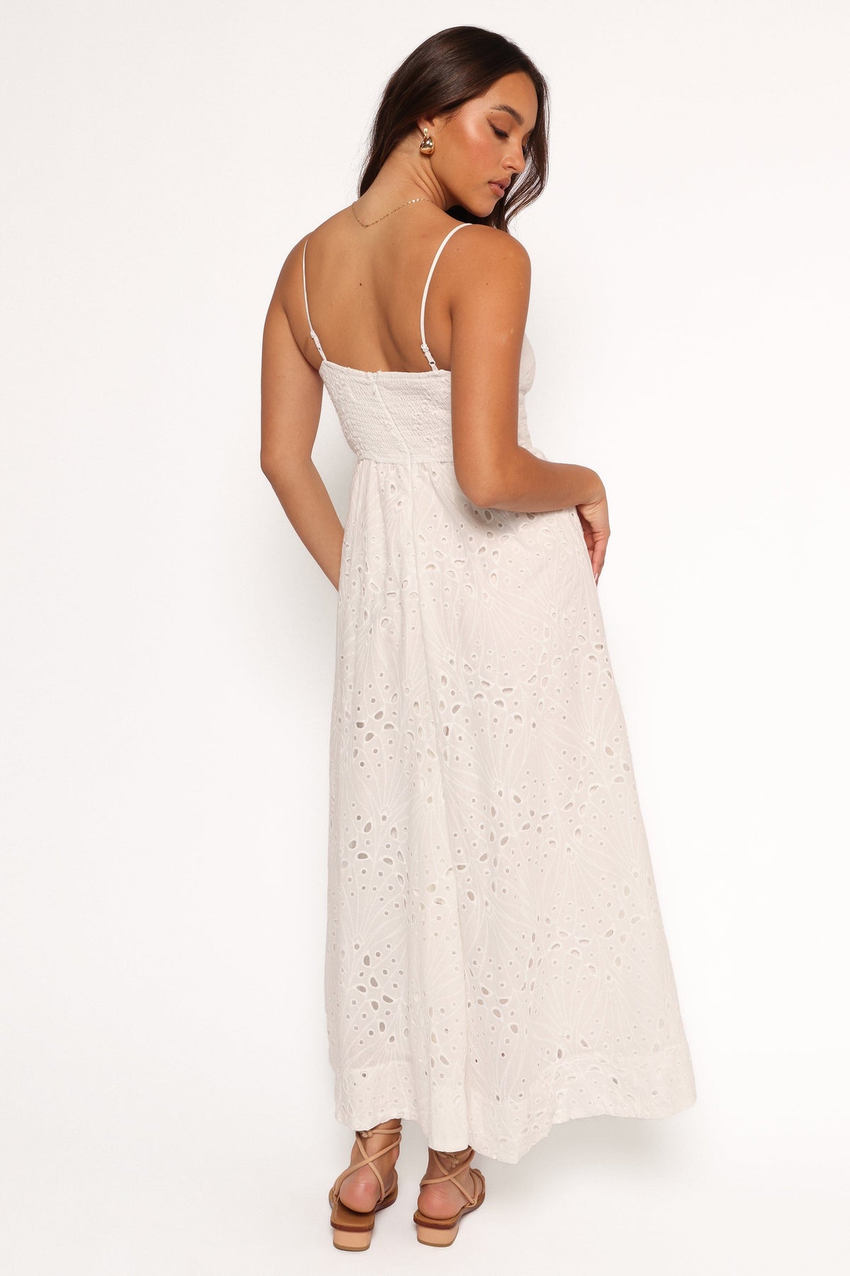 Yasmin Midi Dress in White – view 4 of 8