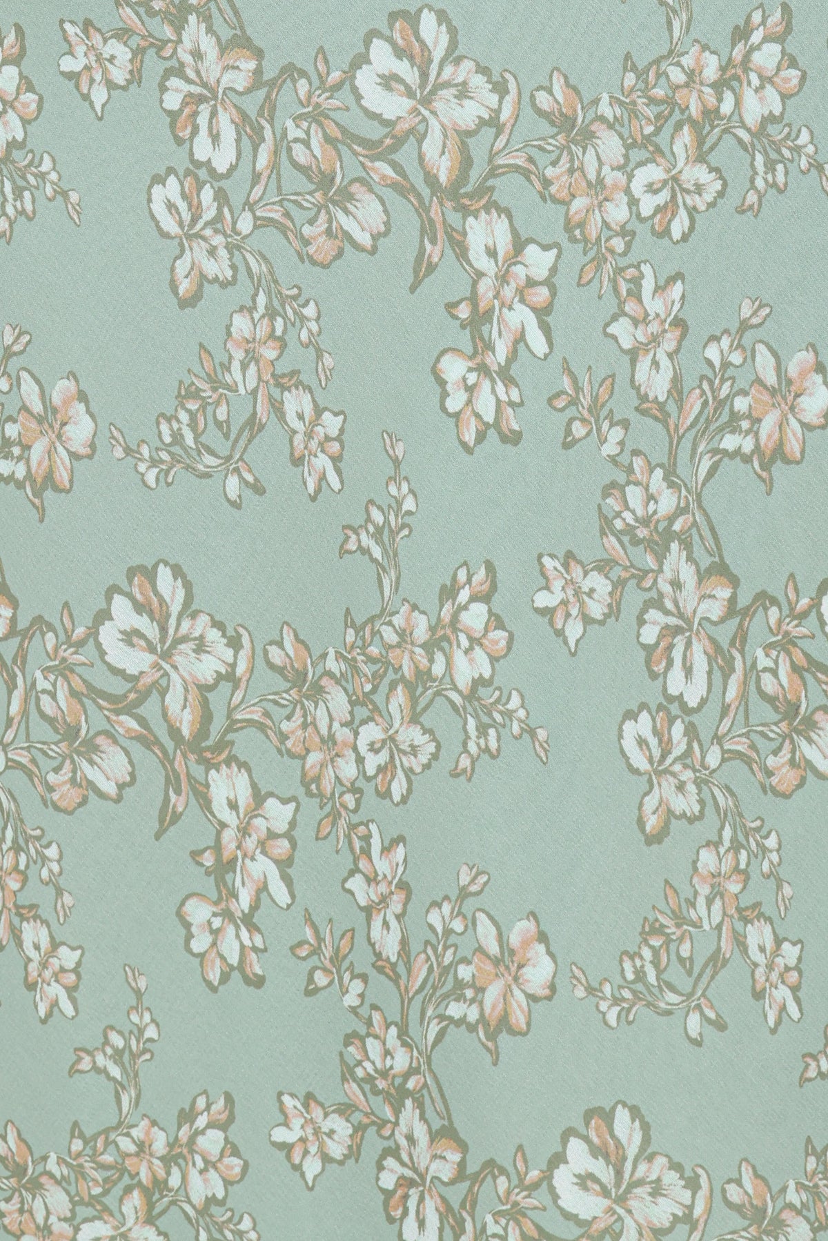 Yolanda Long Sleeve Maxi Dress in Sage Green Floral – view 7 of 8