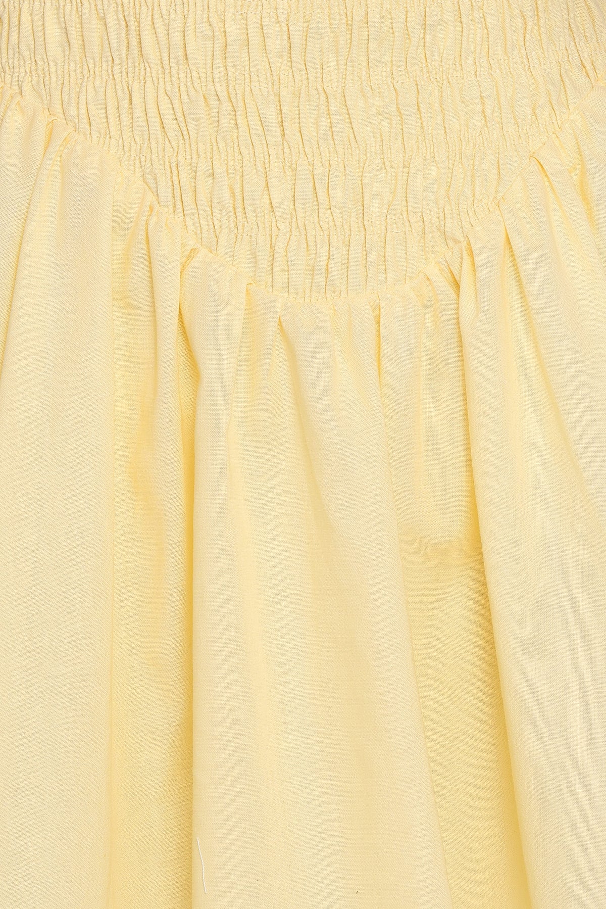 Ziva Mini Dress in Yellow – view 7 of 9