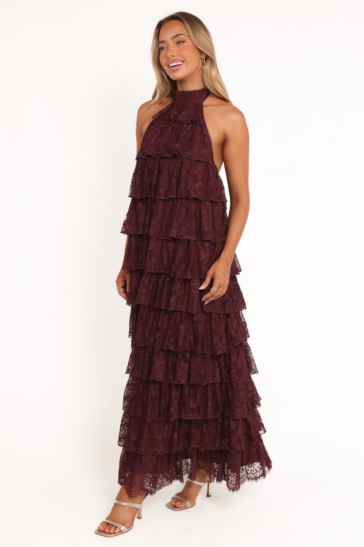 Zoella Maxi Dress in Cherry Lace – view 4 of 9