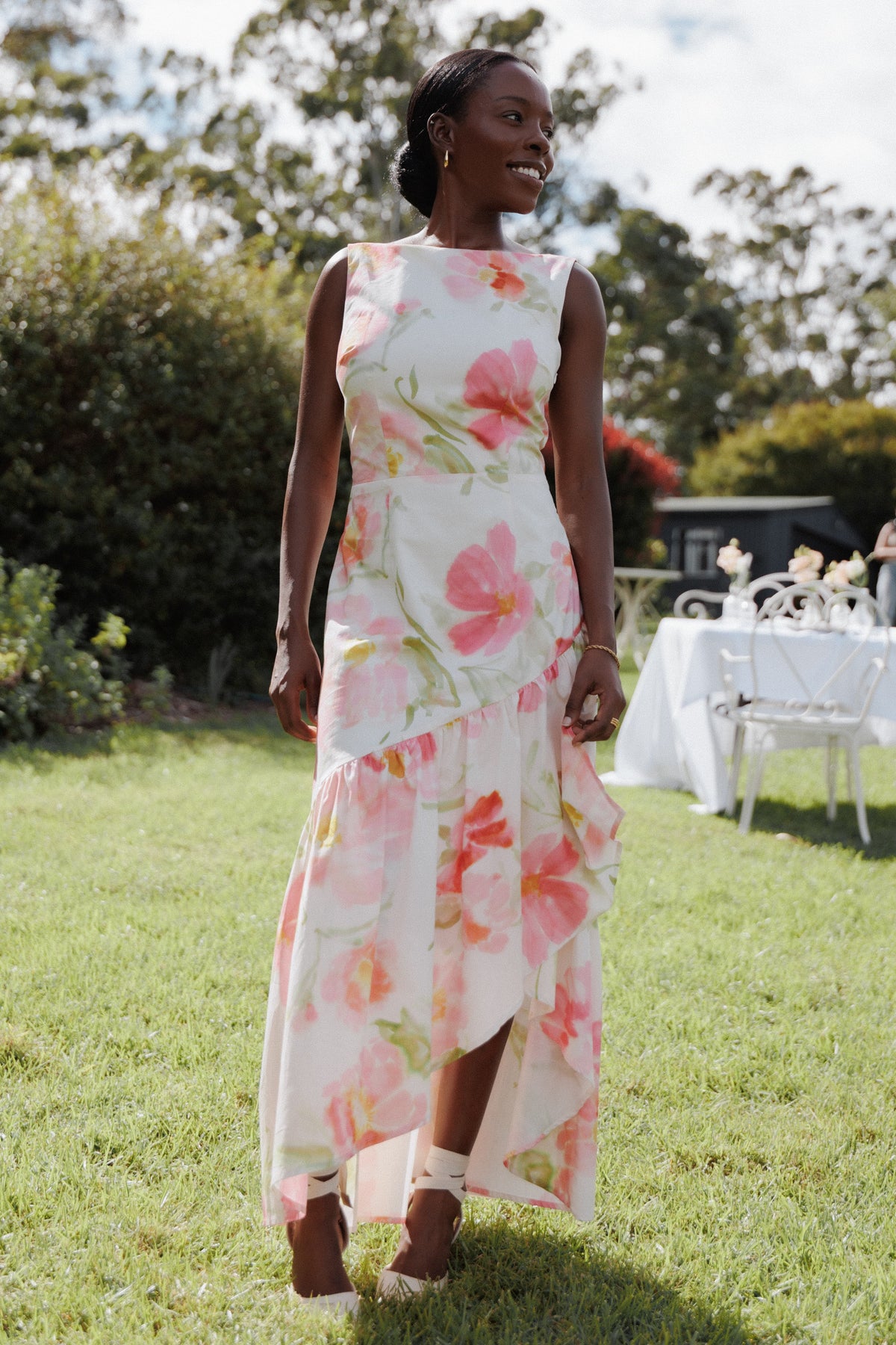 Zula Maxi Dress in Pink Garden Floral – view 1 of 7