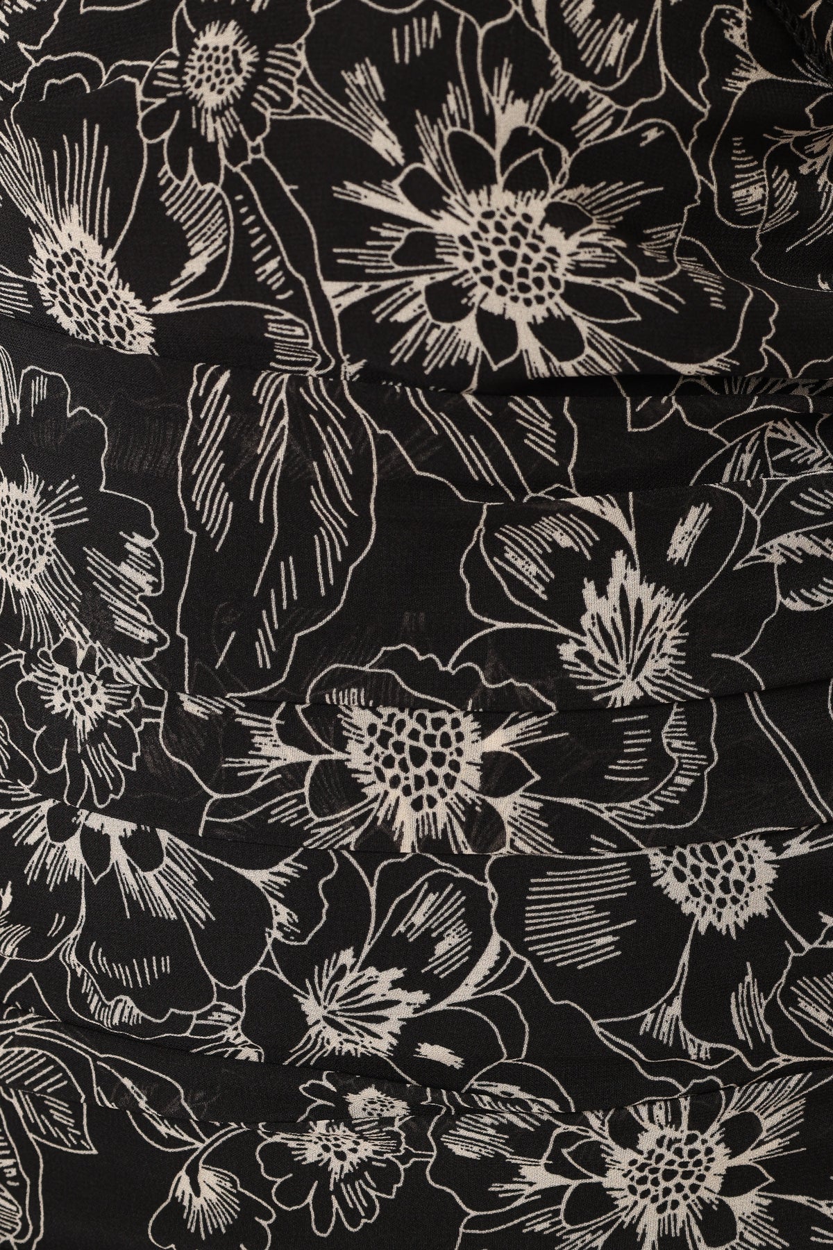 Zuri Rosette Mini Dress in Black Floral – view 9 of 9