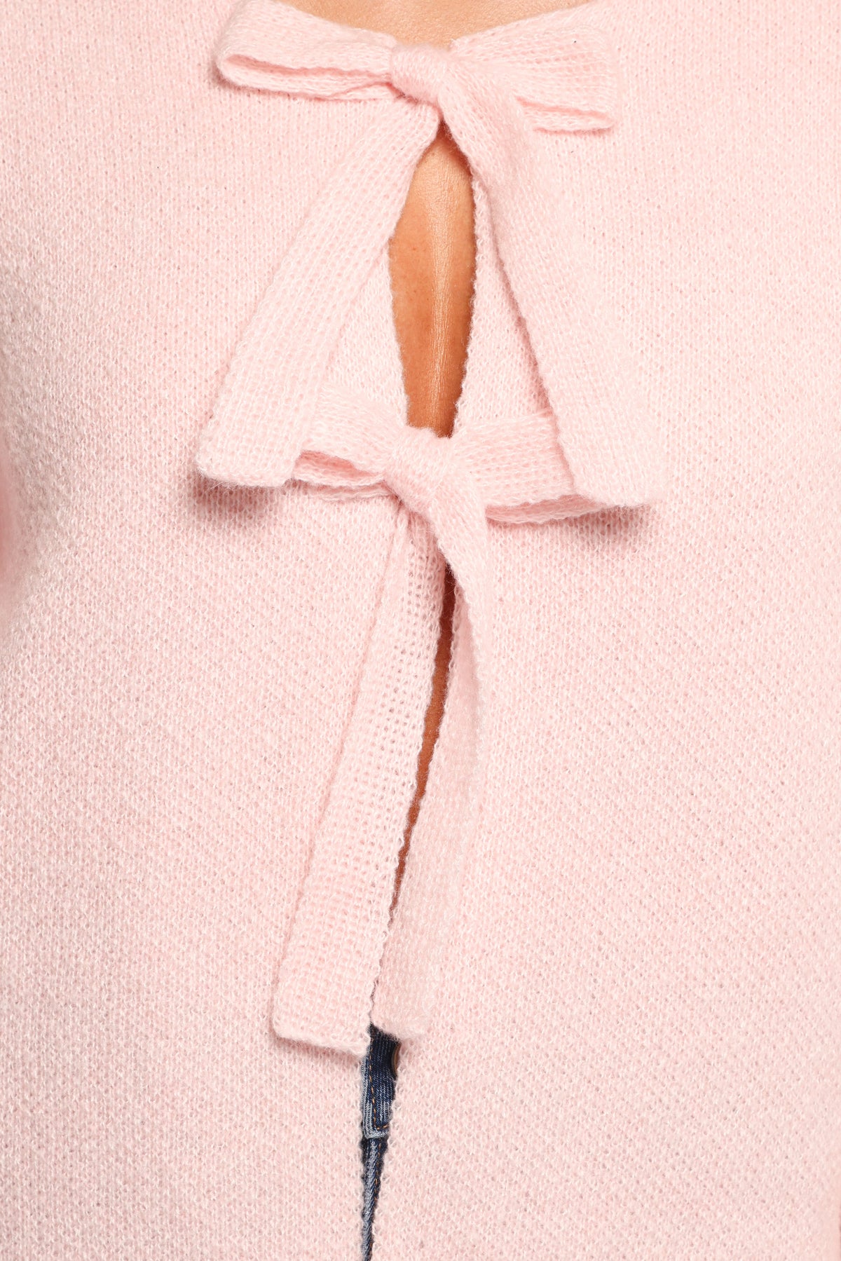 Arden Bow Cardigan in Pink – view 6 of 6