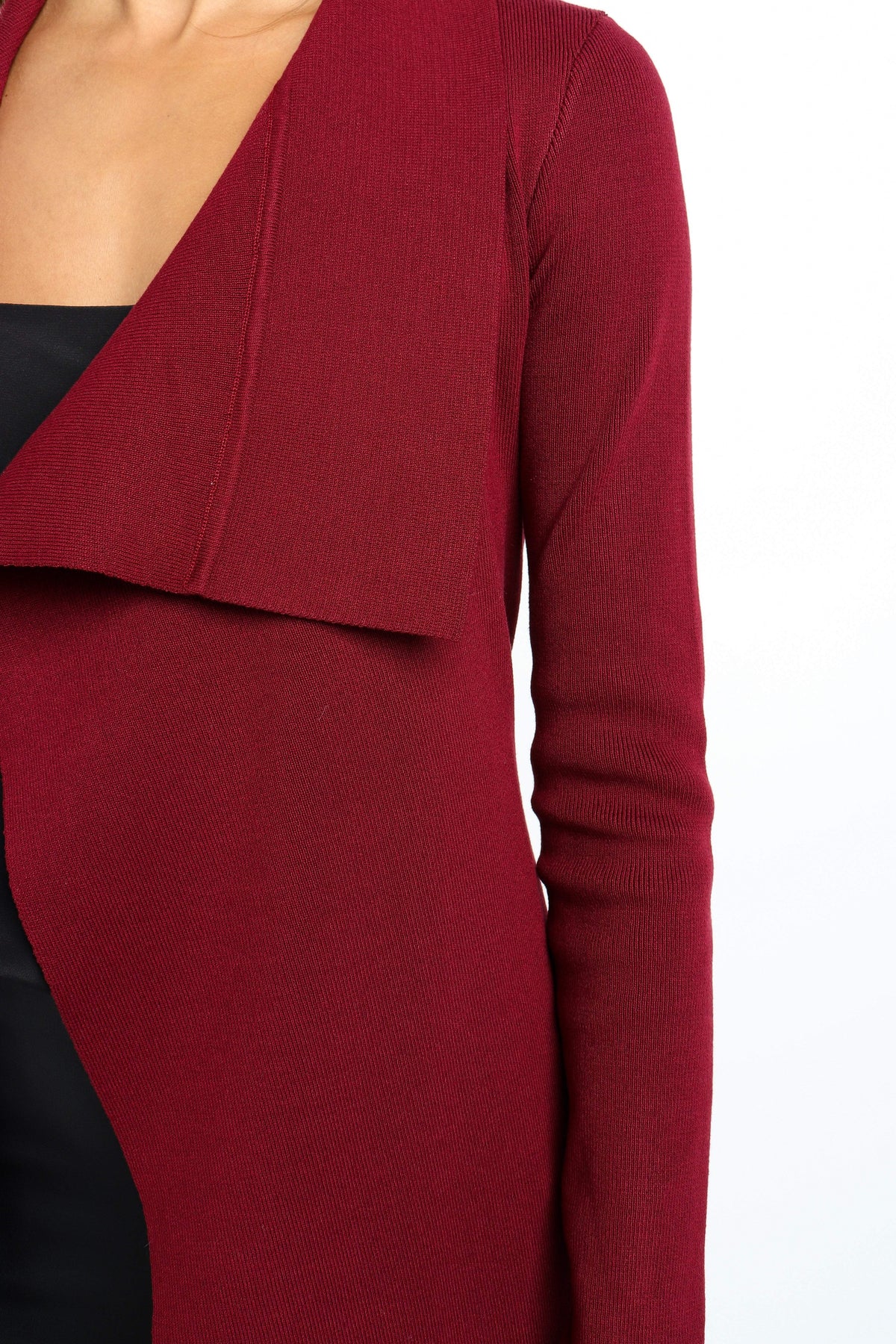 Audrina Cardigan in Berry – view 6 of 12