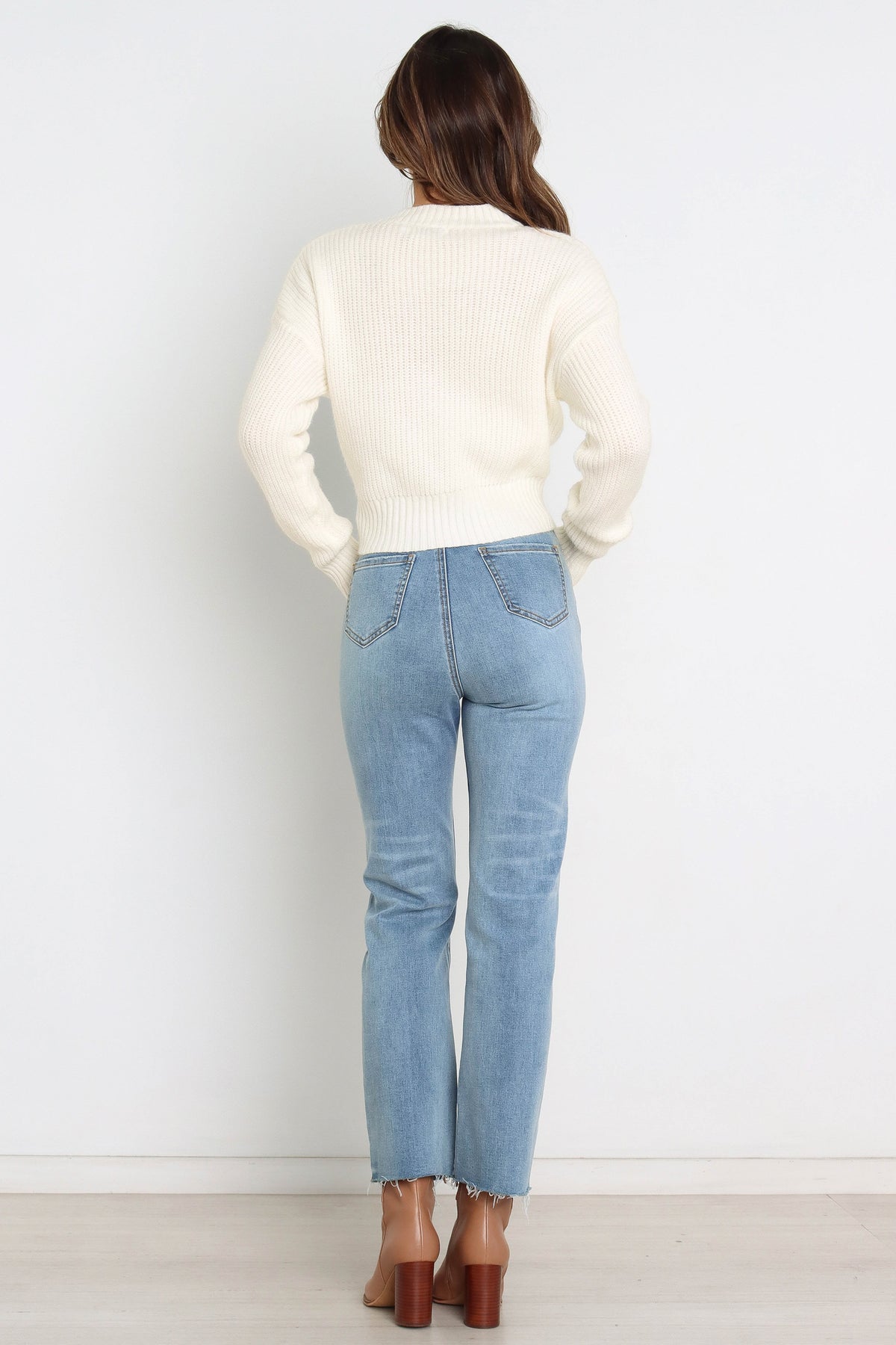 Captivate Knit Sweater in Cream – view 5 of 10