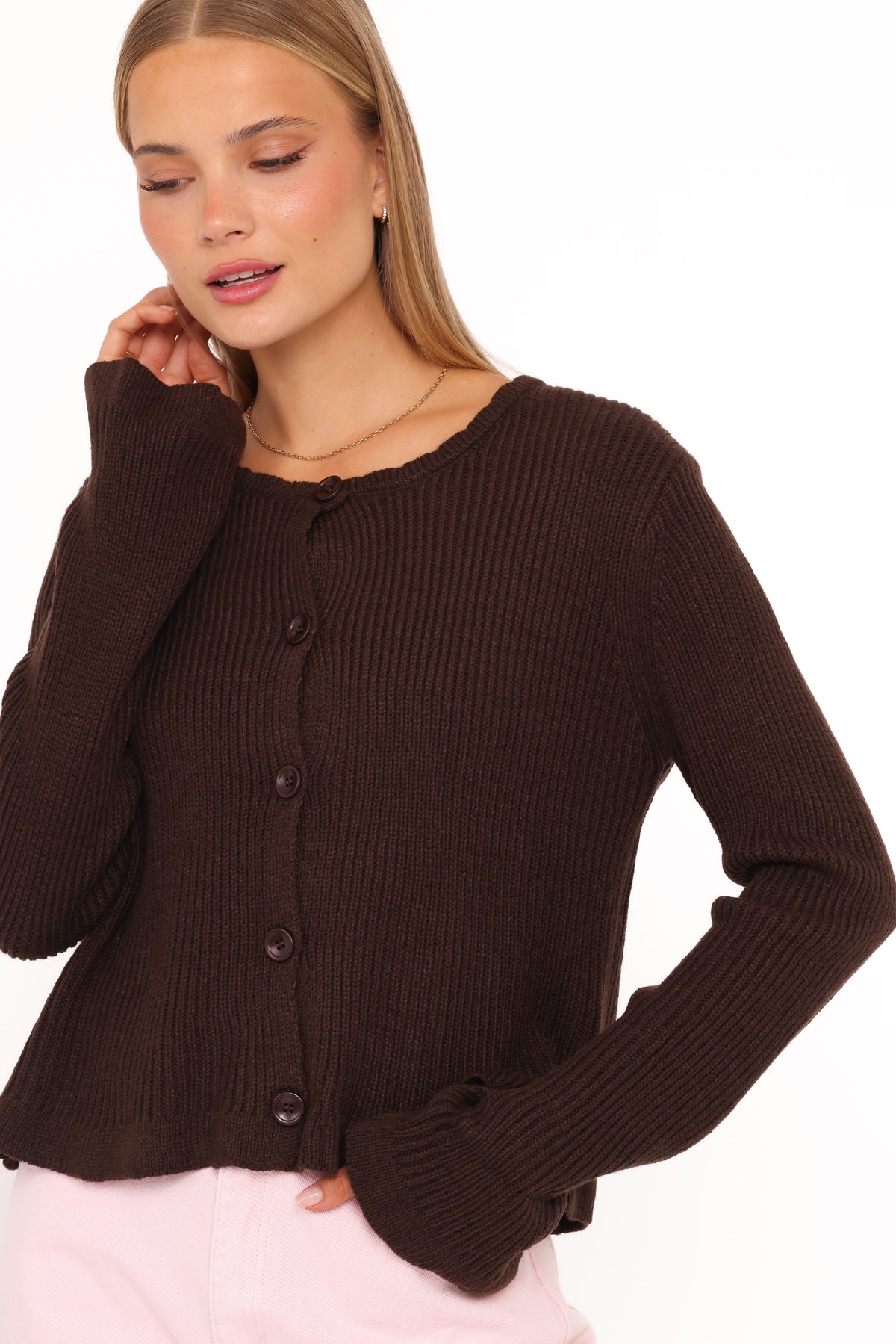 Charmer Cardigan in Brown – view 2 of 6