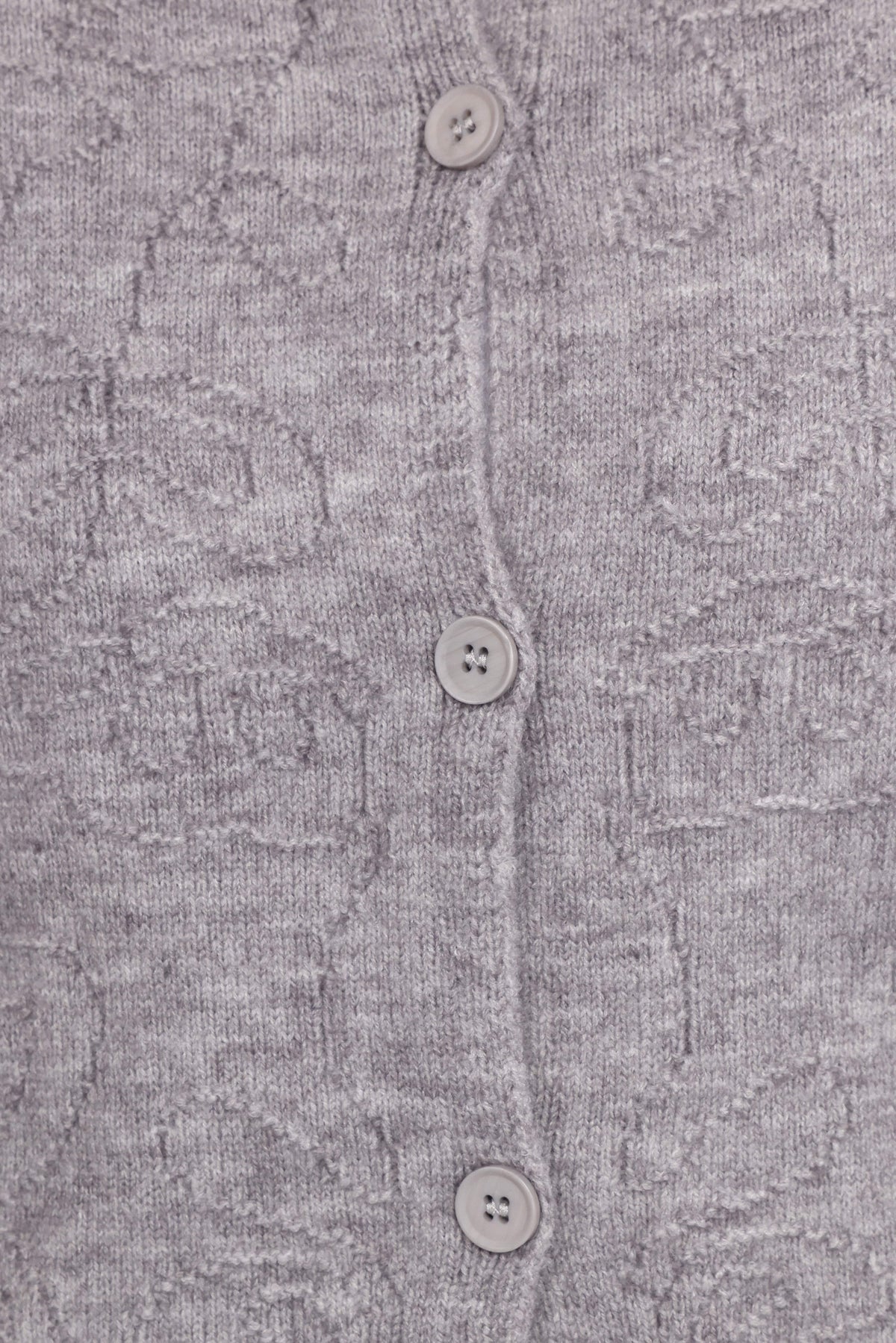 Fauna Tonal Floral Cardigan in Heather Grey – view 7 of 7
