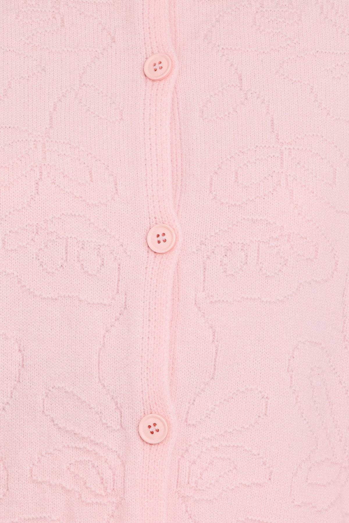 Fauna Tonal Floral Cardigan in Pink – view 7 of 8