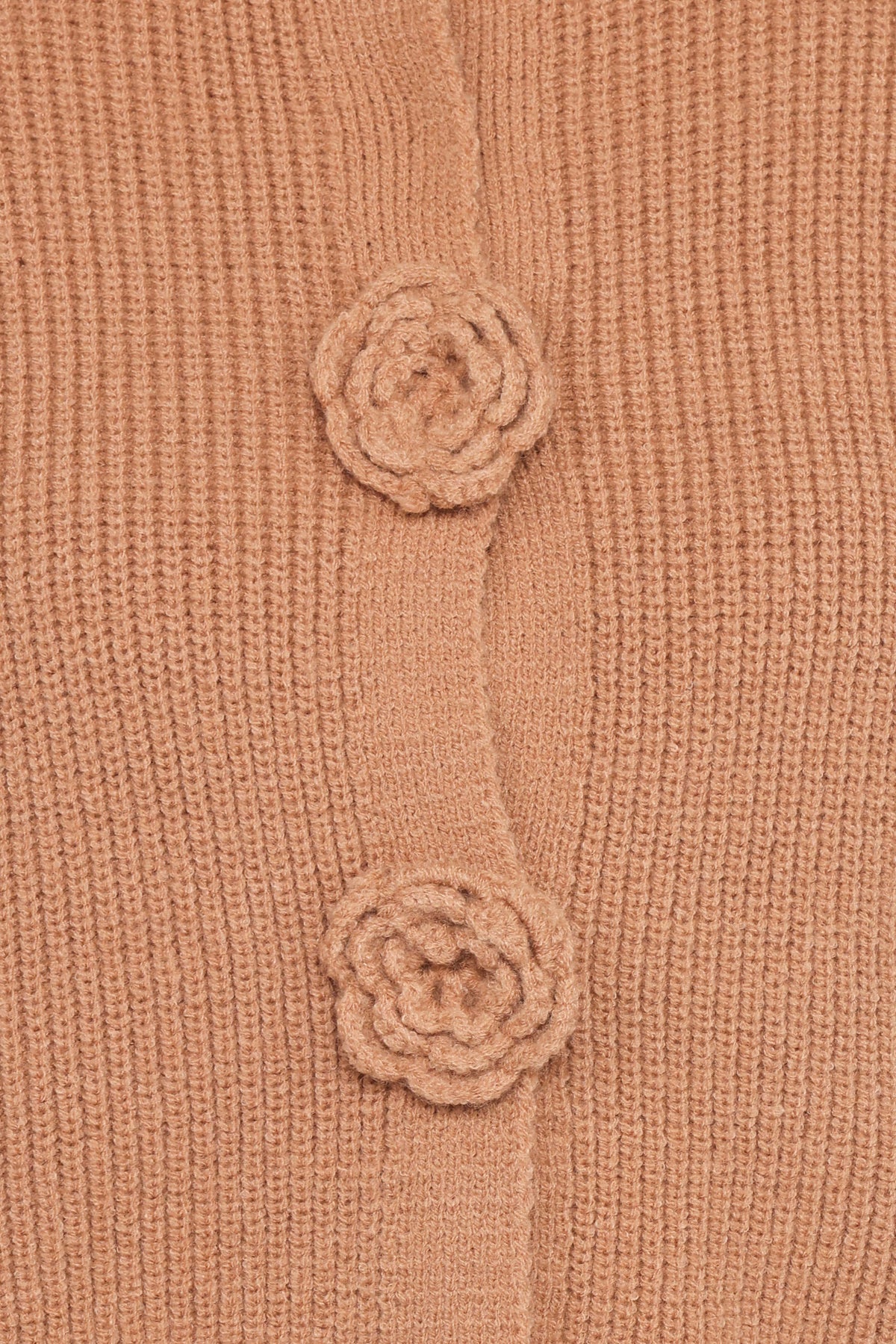 Jones Rosette Cardigan in Mocha – view 6 of 6