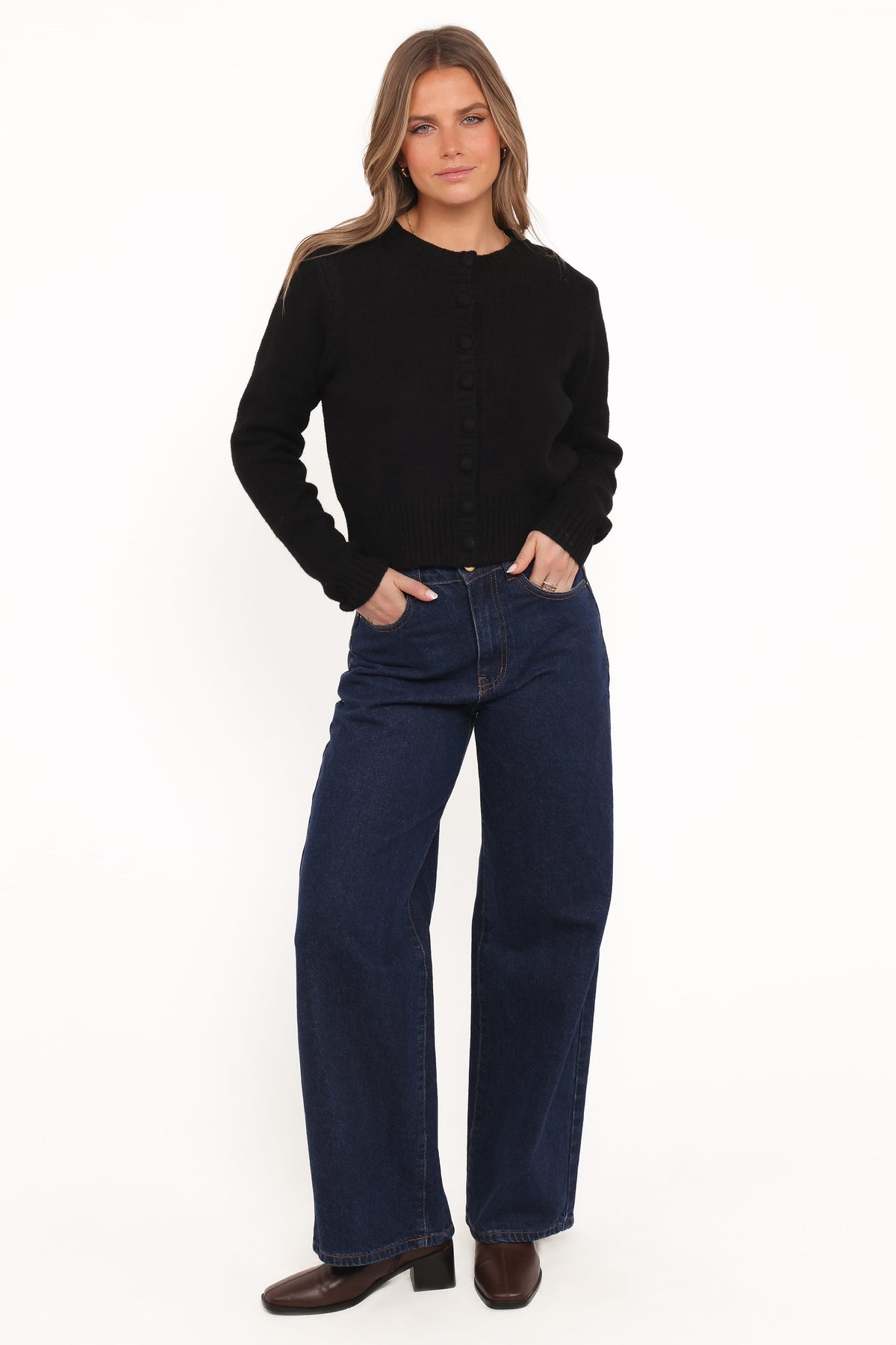Kanie Knit Cardigan in Black – view 5 of 6