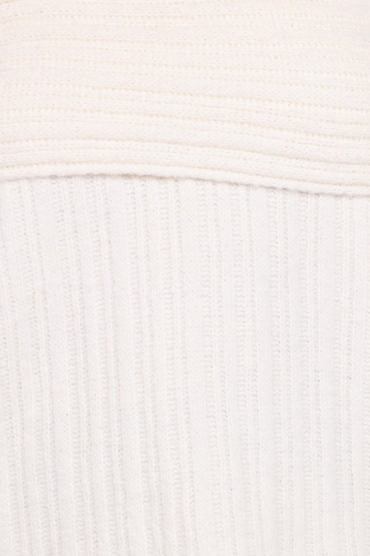 Kenny Off Shoulder Knit Sweater in Cream – view 6 of 6