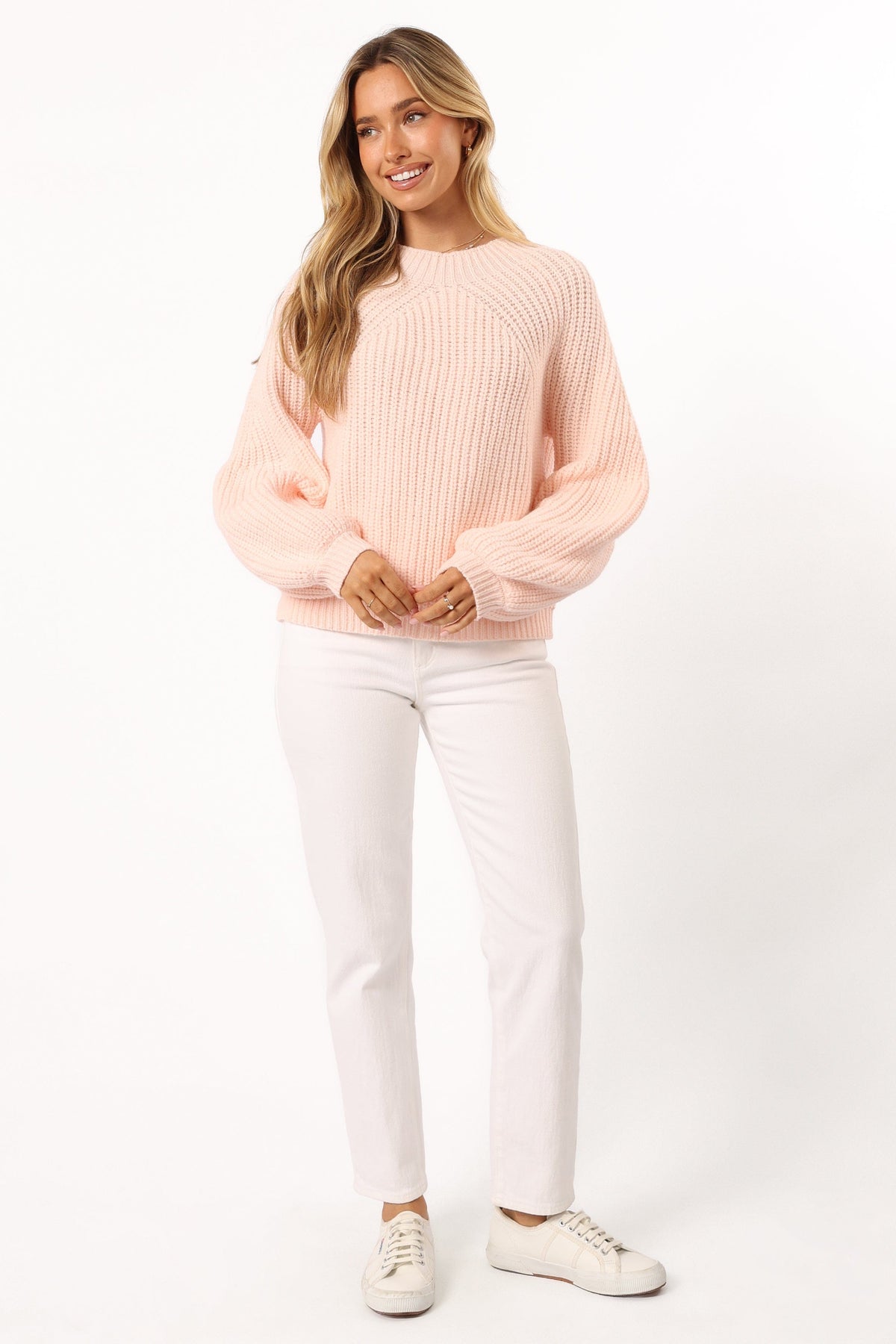 London Knit Sweater in Pink – view 3 of 8