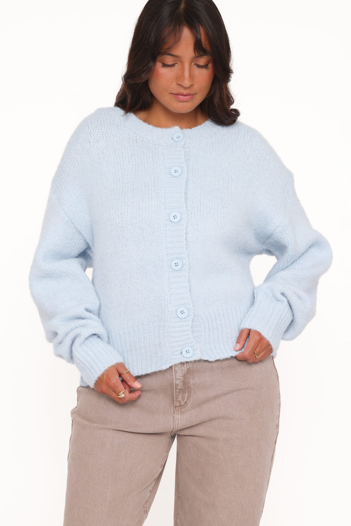 Lucah Cardigan in Baby Blue – view 7 of 9