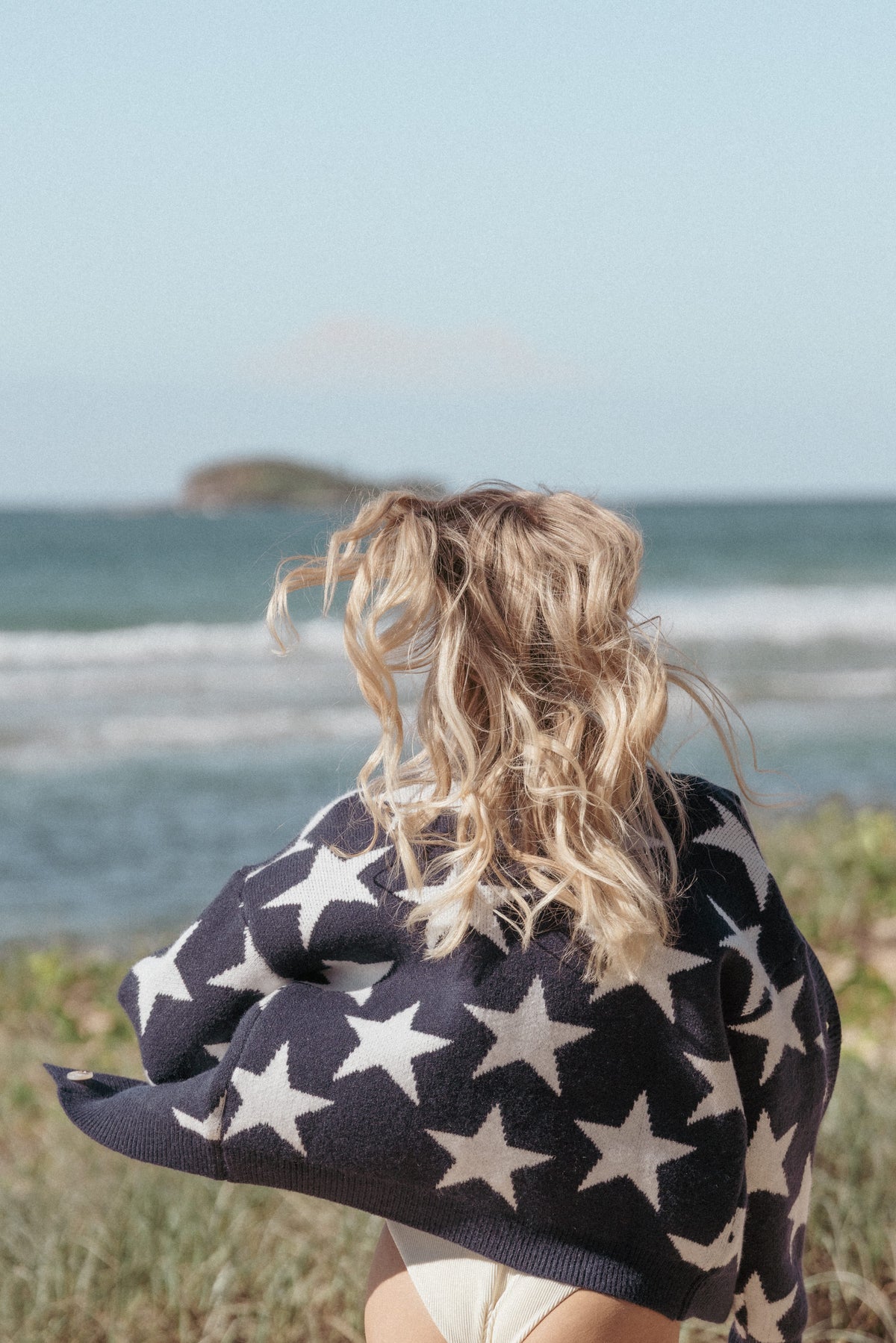 Sailor Star Knit Cardigan in Navy – view 8 of 8