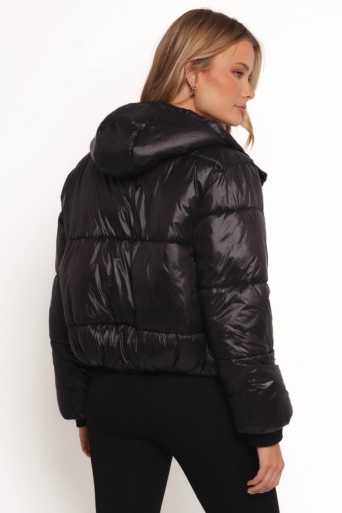 Archie Puffer Jacket in Black – view 4 of 8