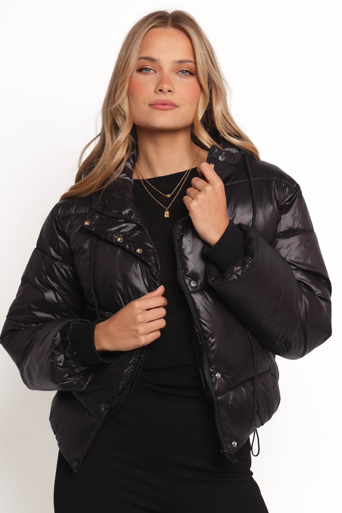 Archie Puffer Jacket in Black – view 6 of 8