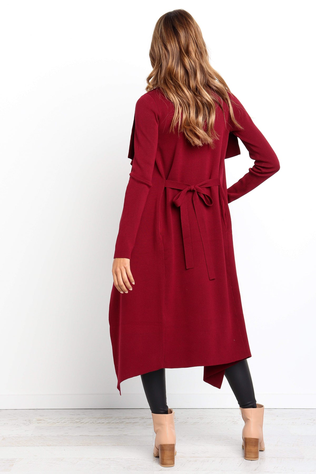 Audrina Cardigan in Berry – view 10 of 12